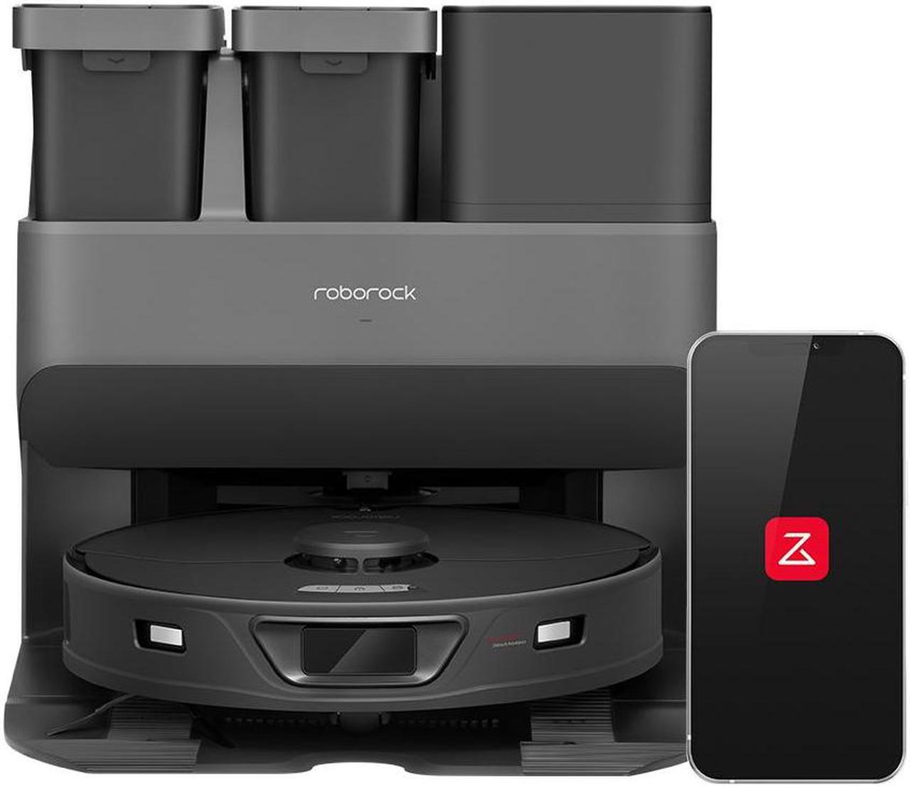 Main image of Roborock S7 Max Ultra Robot Vacuum Cleaner, Self-Drying, Self-Washing, Self-Emptying,5500Pa Suction, Reactive Tech Obstacle Avoidance, Black (Renewed)