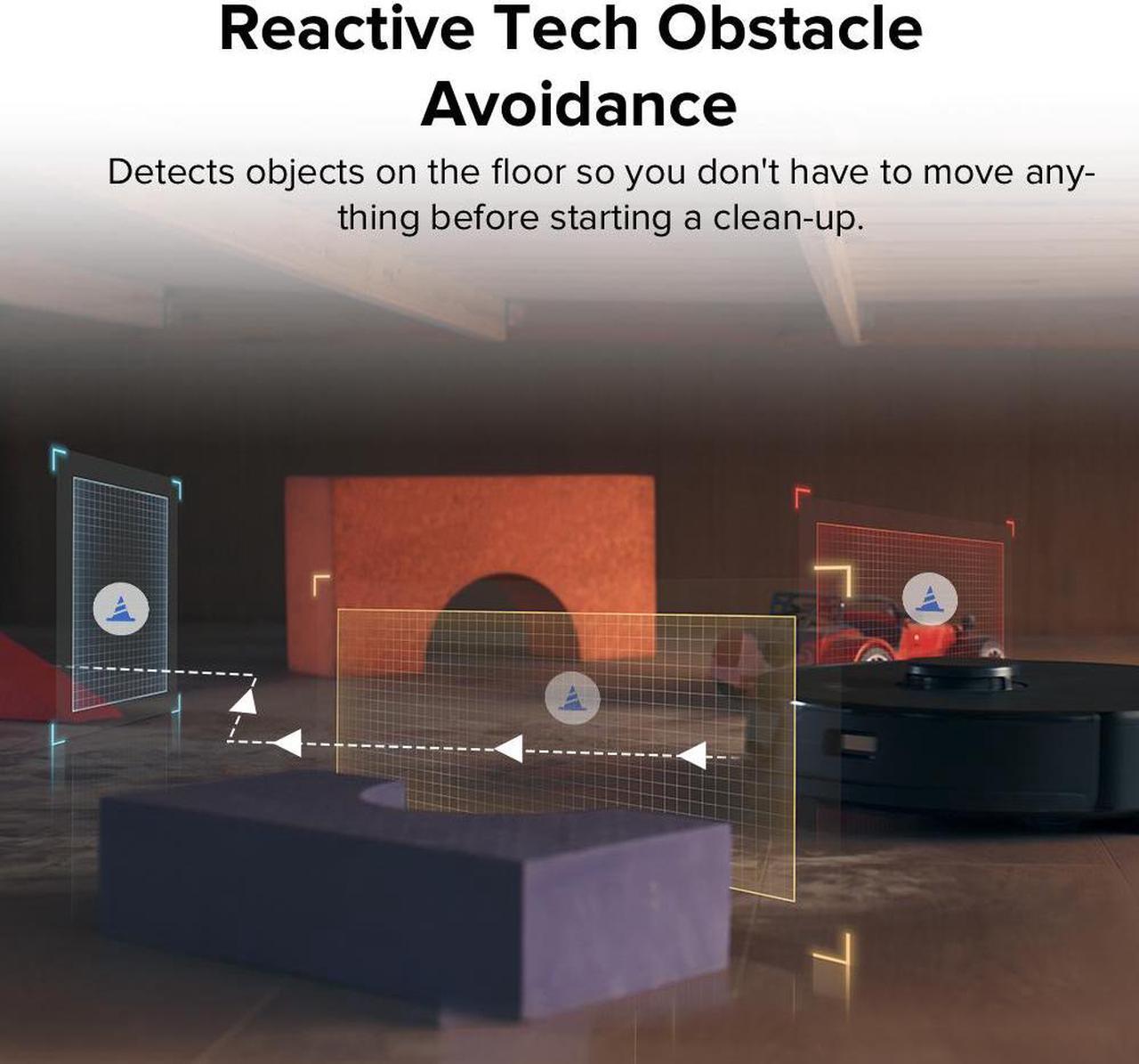 Alt view image 6 of 7 - Roborock S7 Max Ultra Robot Vacuum Cleaner, Self-Drying, Self-Washing, Self-Emptying,5500Pa Suction, Reactive Tech Obstacle Avoidance, Black (Renewed)
