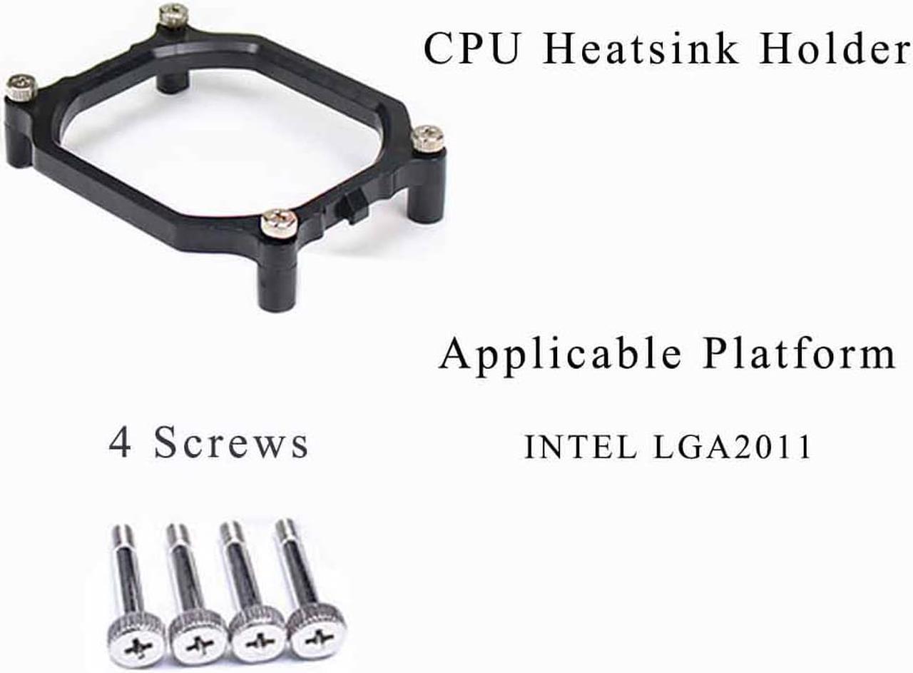 Alt view image 2 of 4 - Aimeixin Socket Intel LGA 2011 CPU Cooler Mounting Bracket, Rectangular Two-Way Server Base Heatsink Holder Motherboard Bracket for X79 with Thermal Paste