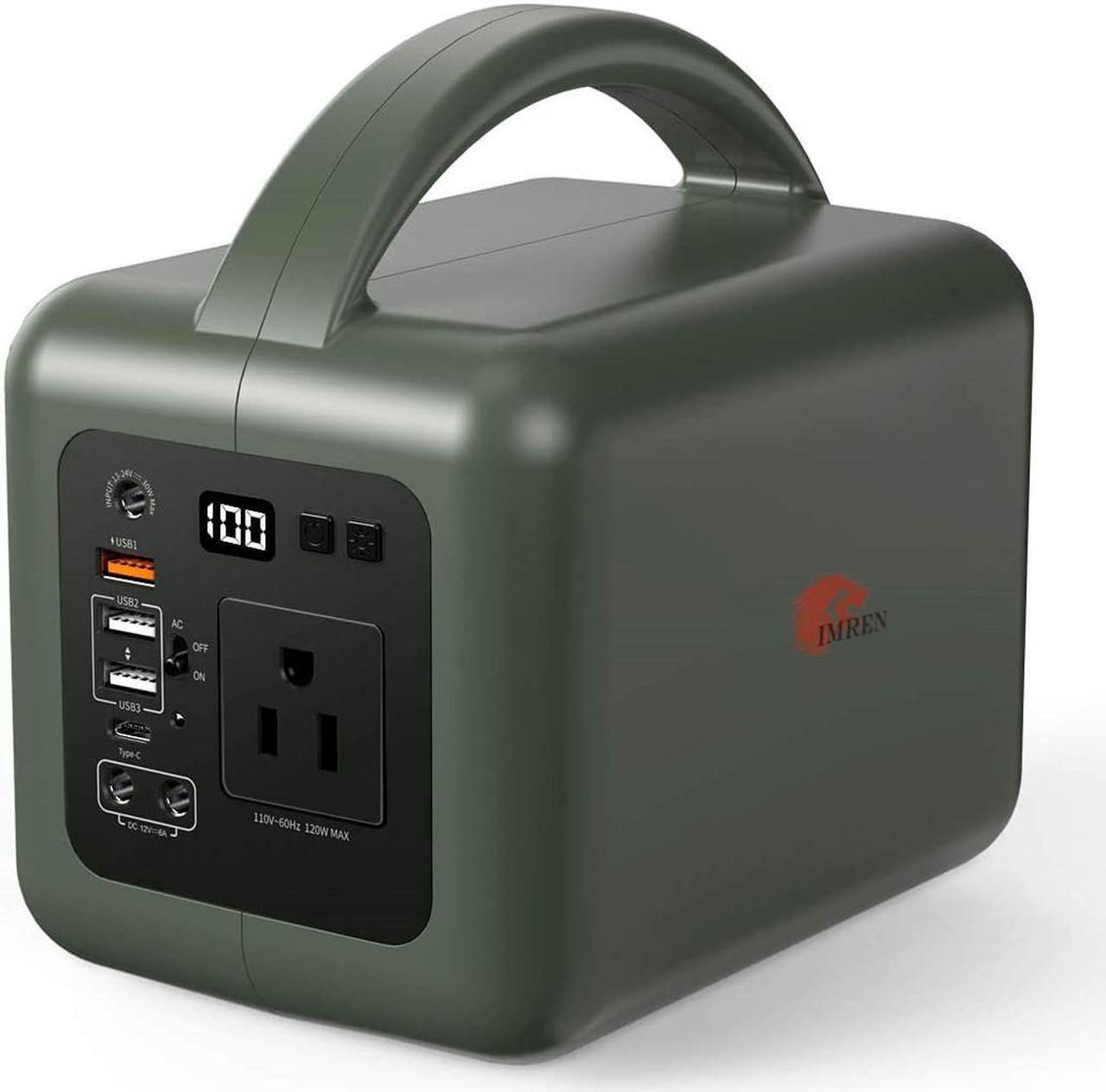 Main image of Portable Power Station PB120-1A4U 150W 39000mAh, AC Inverter Output 220V/120W 110V/120W 230V/120W  DC 13-24V/30W Camping and Emergency Flashlight