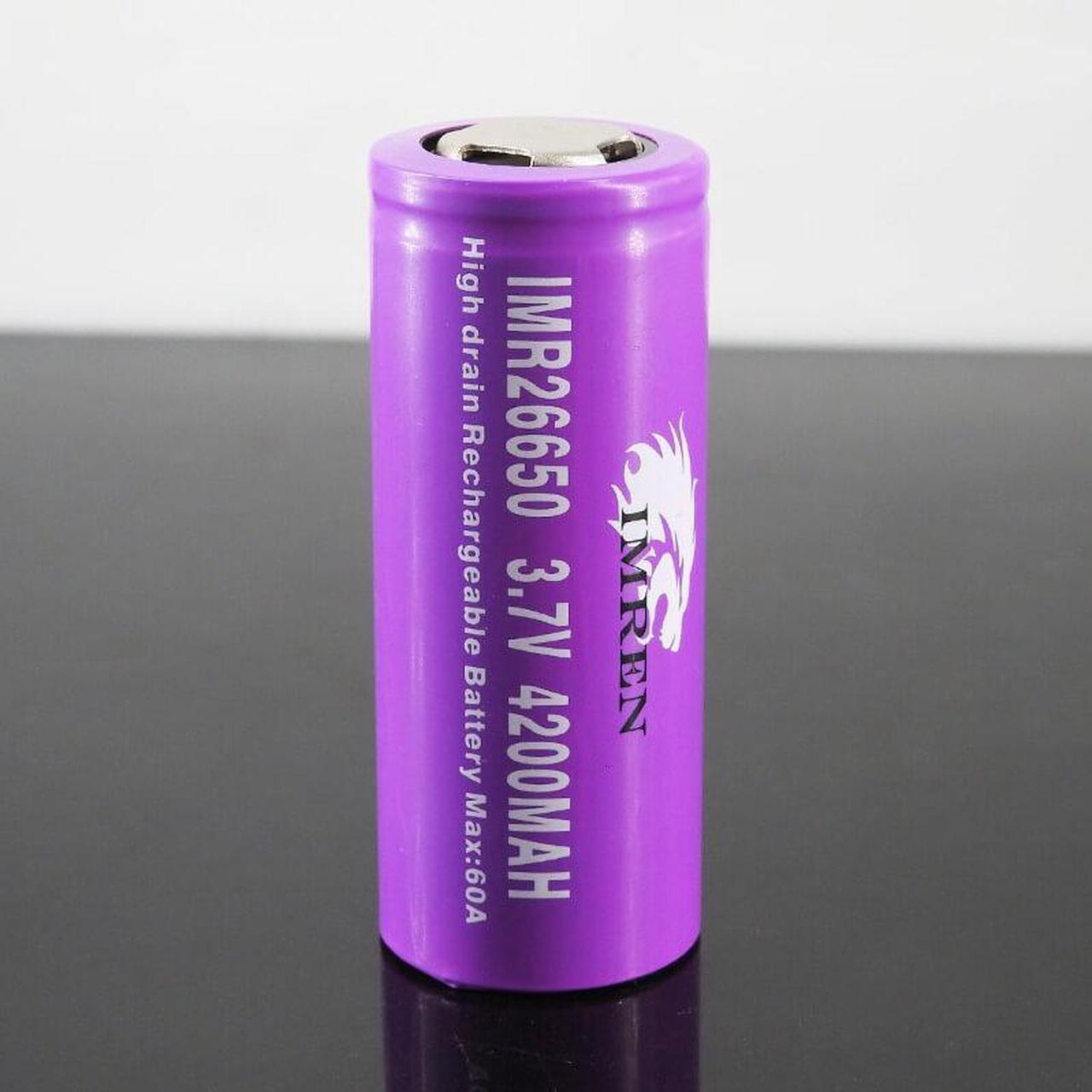Alt view image 5 of 5 - IMREN 26650 4200mAh 60A Battery (2Pack)