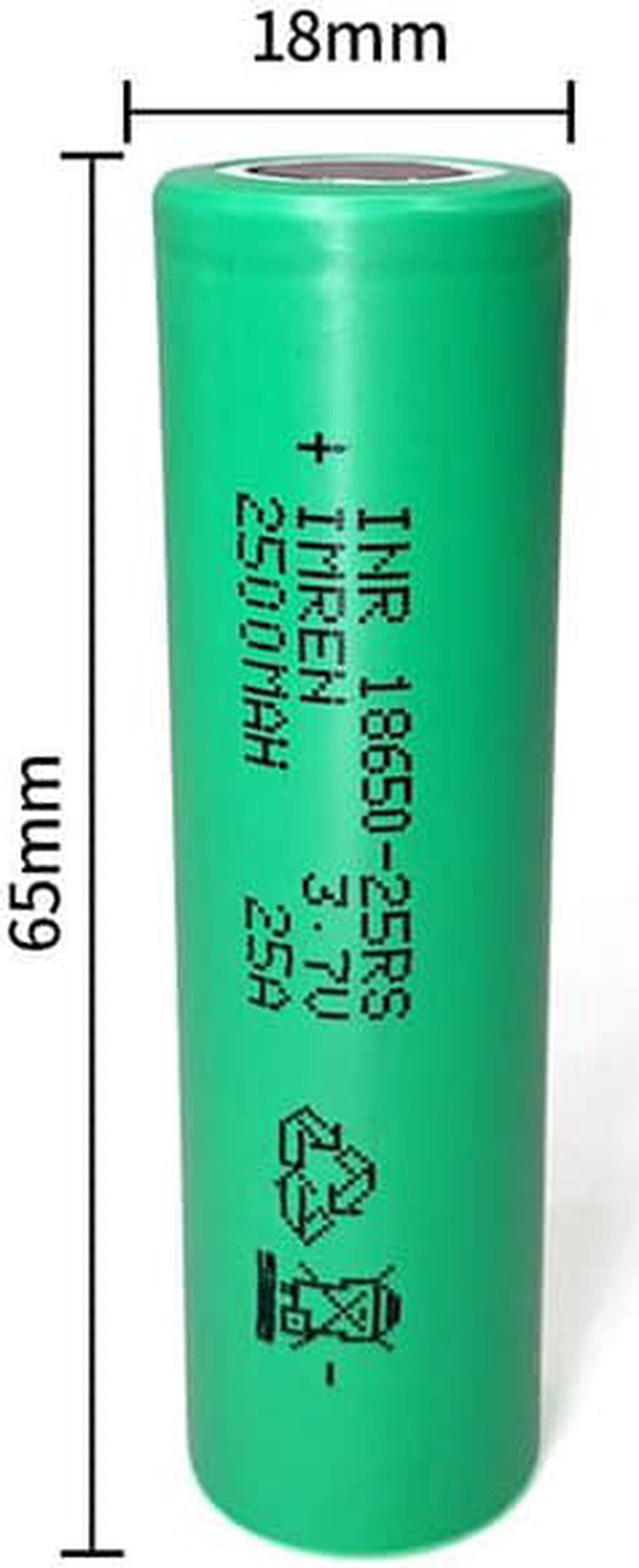 Alt view image 7 of 7 - IMREN 25RS 18650 Rechargeable Battery Pack 2500mAh 20pcs
