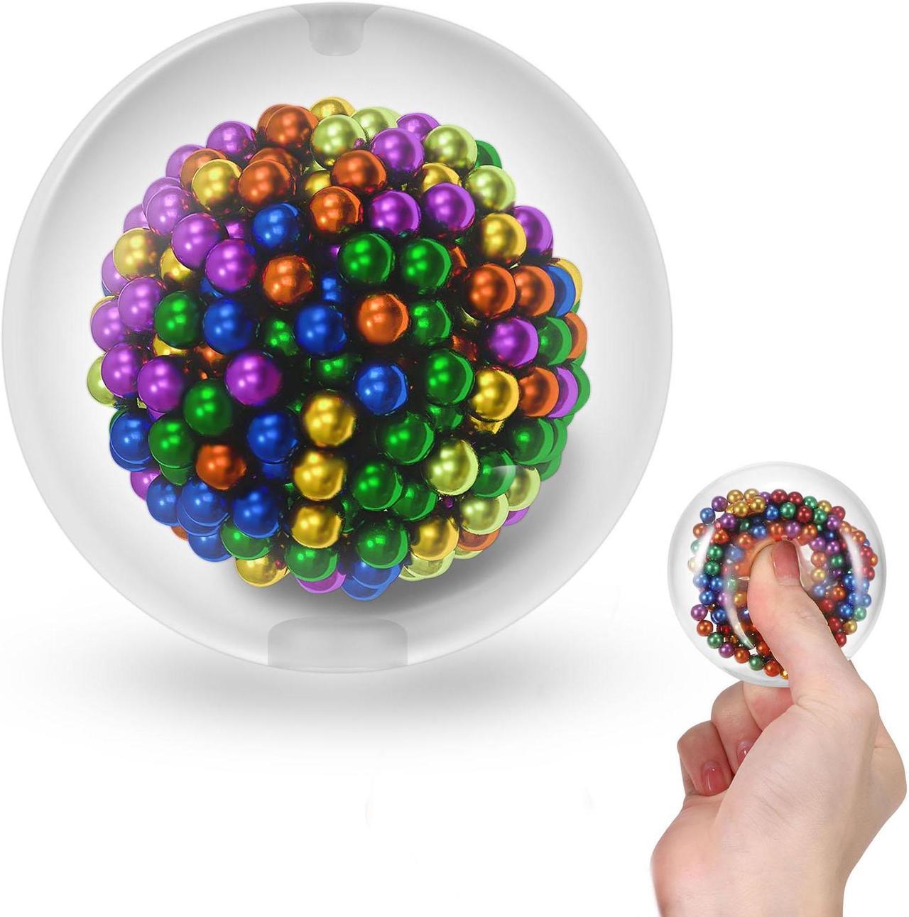 Main image of Magnetic Balls Colorful Squeeze Stress Relief Balls for Adult ADHD Autism Fidget Sensory Toys
