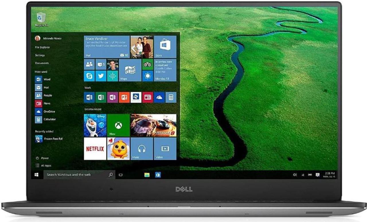 Dell Precision 5520 Laptop Intel Core i7-7820HQ 2.90GHz, RAM 16 GB, 512 GB SSD, GPU:  NVIDIA Quadro M1200