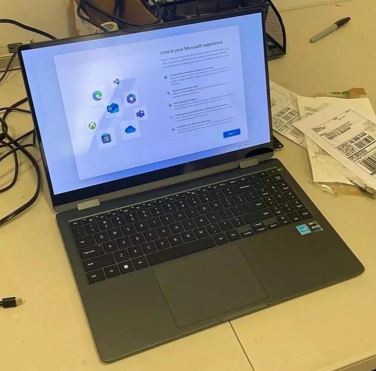 Main image of Samsung Galaxy Book 3 360 15.6" Touch Laptop, 13th Gen, Intel Core i7-1360P, 2.2GHz, 16GB RAM, 1TB SSD, Win 11 Home
