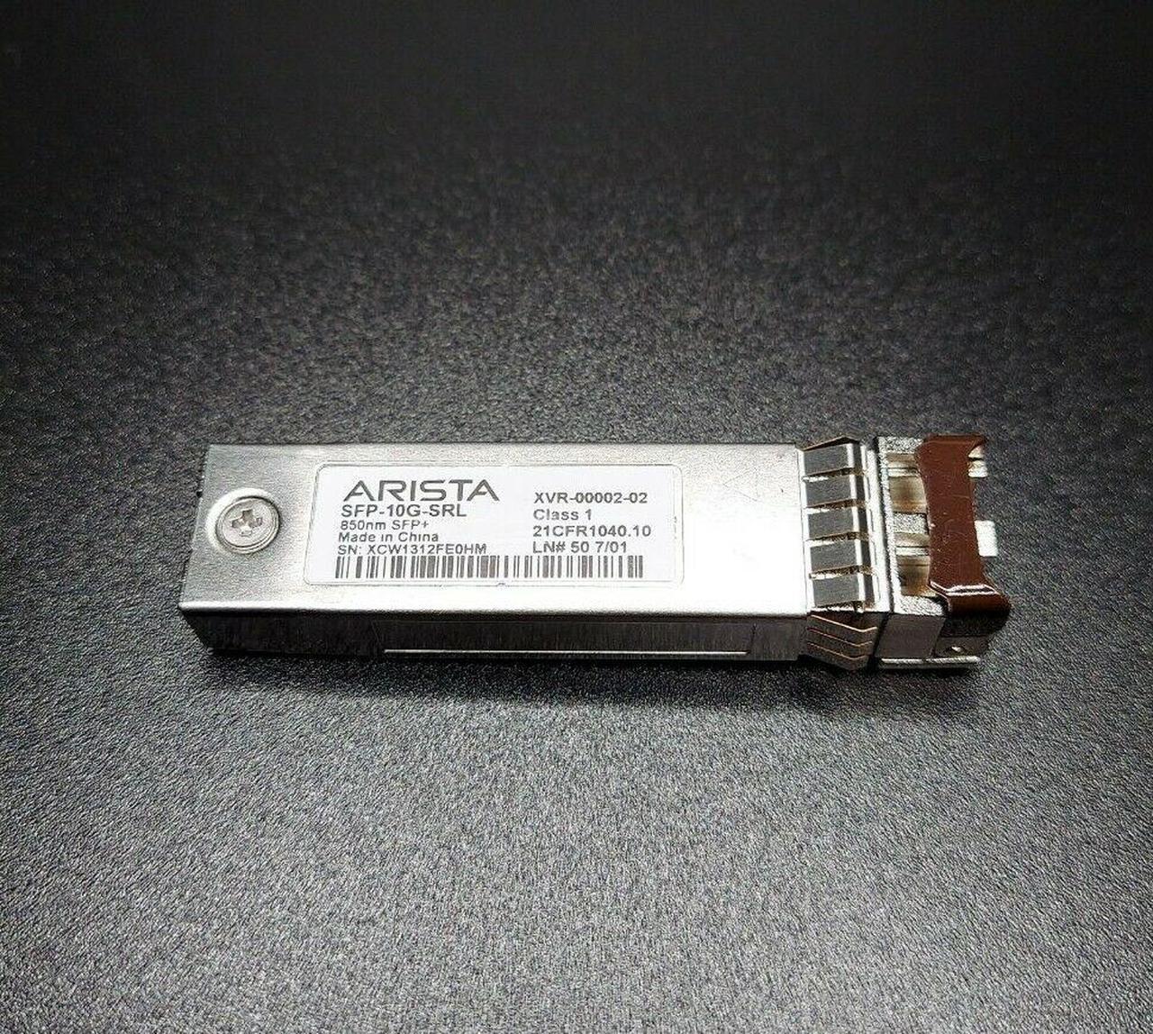 Main image of GENUINE SFP-10G-SRL ARISTA 10GB 850nm SFP+ GBIC Transceiver XVR-00002-02