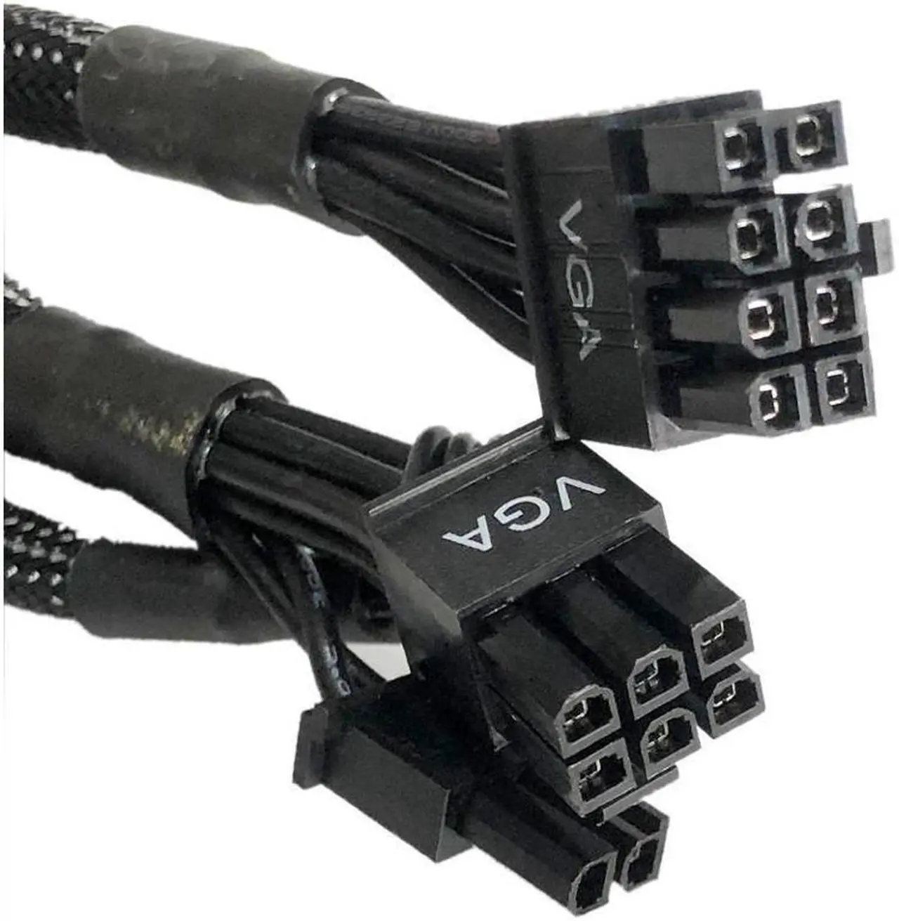 Alt view image 2 of 3 - 8 PIN TO dual 8+6 pin PCIE VGA Power Cable for B3 B2 G2 G3 G5 P2 GQ (EVGA 8PIN TO dual 8+6 PCIE VGA)