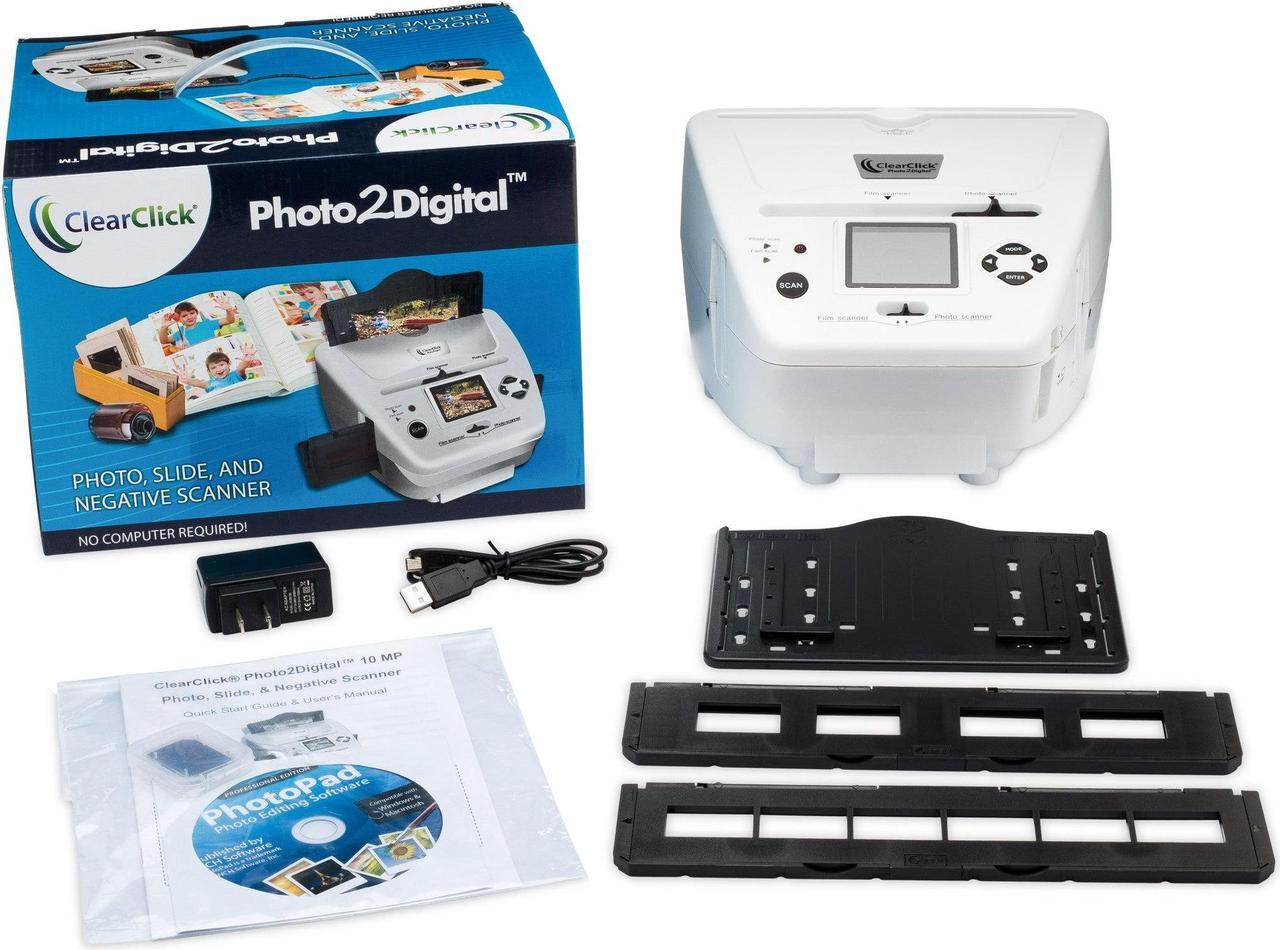 Alt view image 6 of 7 - ClearClick Photo to Digital Photo, Slide, and Film Scanner with 4 GB Memory Card & Photo Editing Software