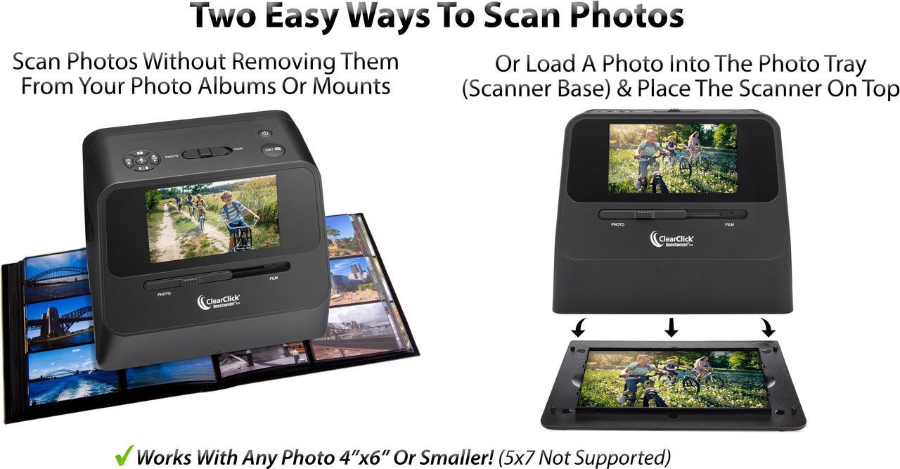Alt view image 7 of 8 - clearclick 14 mp quickconvert 2.0 photo, slide, and negative scanner - scan 4x6 photos & 35mm, 110, 126 film