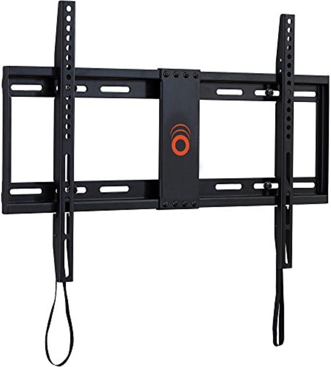 Alt view image 2 of 3 - echogear low profile fixed tv wall mount for tvs up to 80" - holds your tv only 1.25" from the wall - pull string locking syste