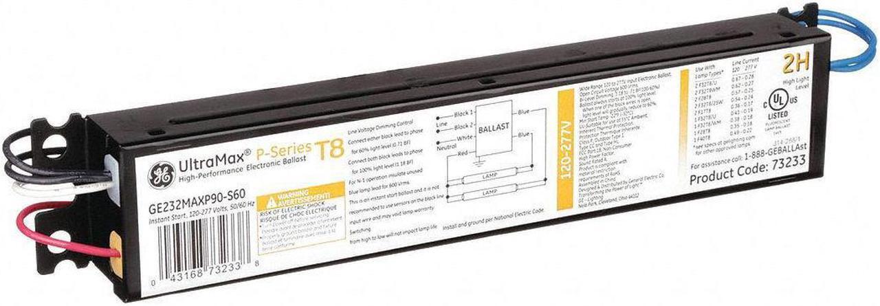 Main image of GE 73233 - GE232MAX90-S60 T8 Fluorescent Ballast