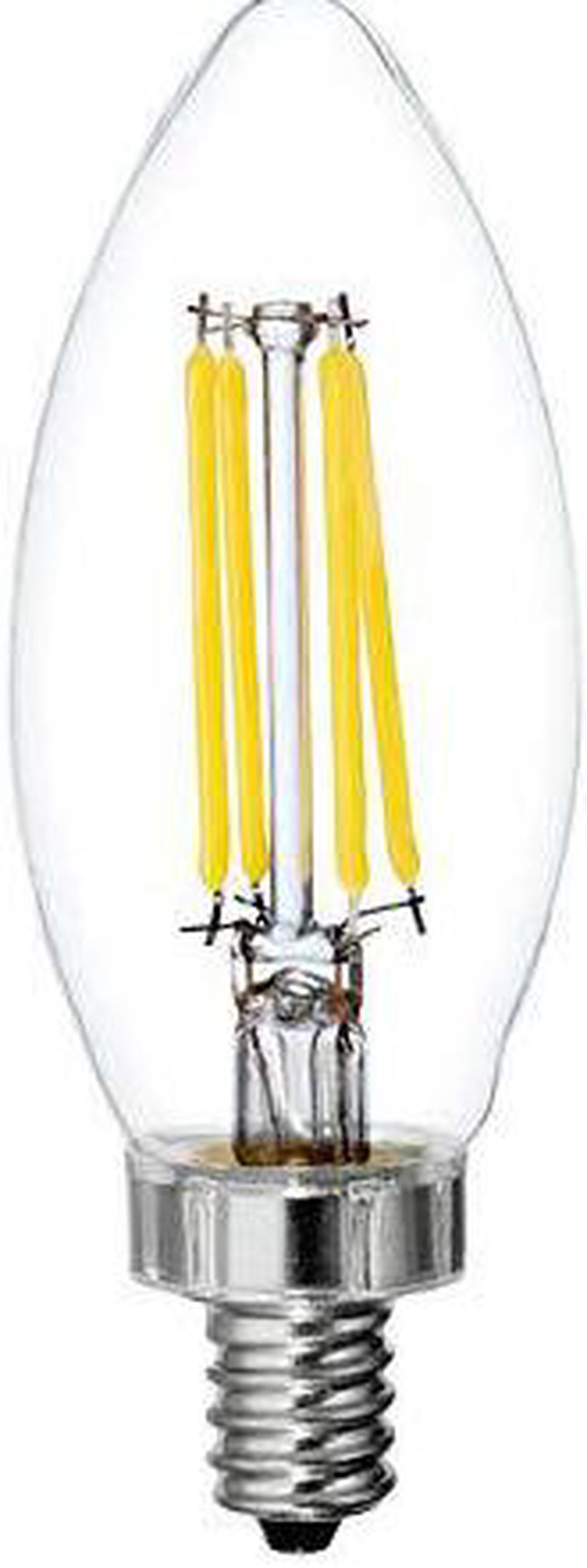 Alt view image 2 of 4 - GE Refresh 3-Pack 40 W Equivalent Dimmable Daylight B11 LED Light Fixture Light Bulbs Candelabra Light Bulb
