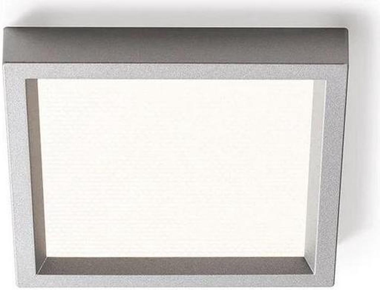 Main image of Lightolier by Signify S4S827K7AL SlimSurface LED 4 inch square luminaire, 2700K, Aluminum finish, 80CRI, 650 lumens