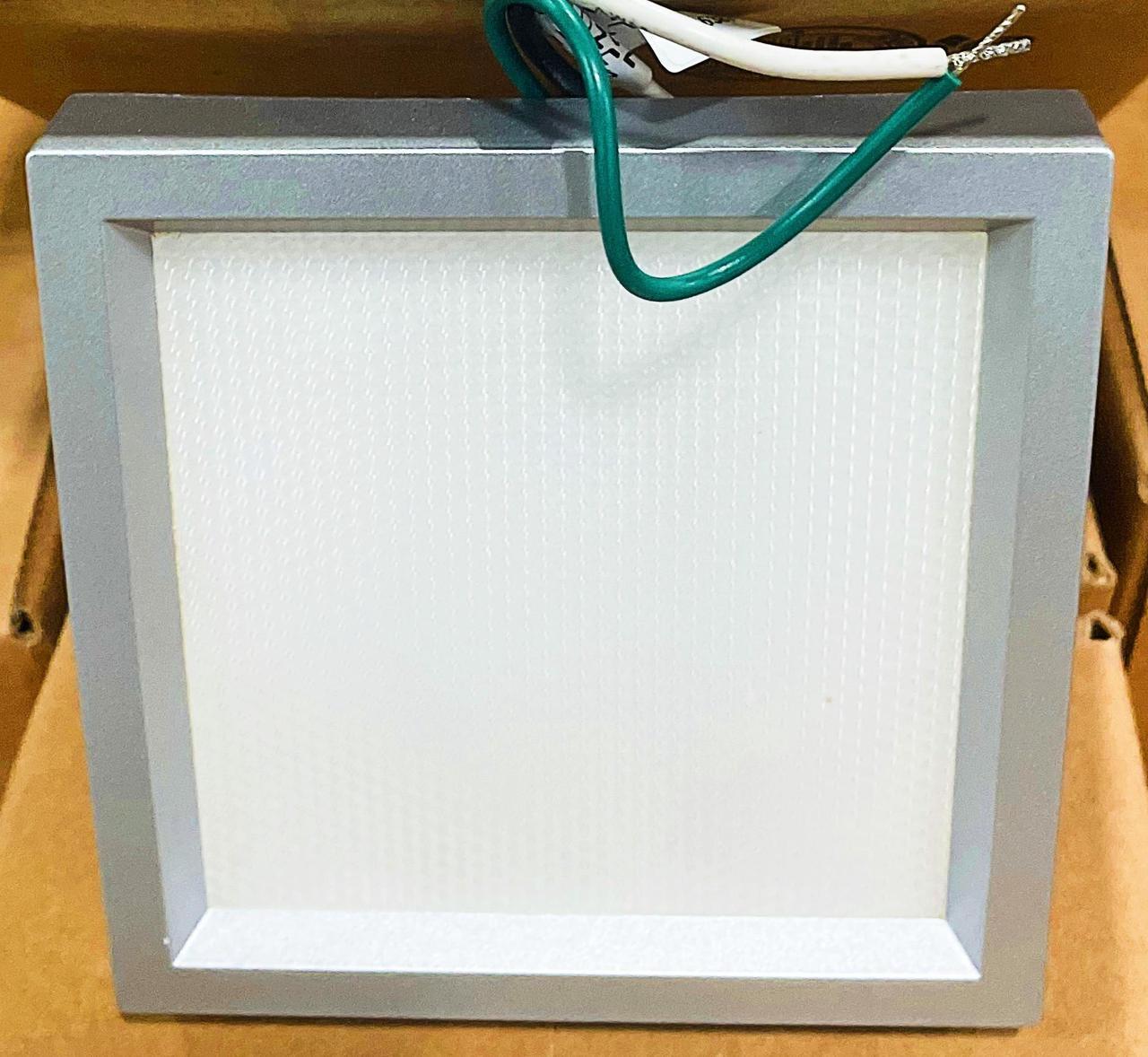 Alt view image 2 of 3 - Lightolier by Signify S4S827K7AL SlimSurface LED 4 inch square luminaire, 2700K, Aluminum finish, 80CRI, 650 lumens