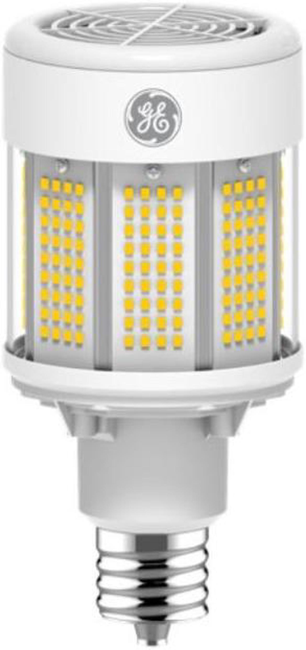 Alt view image 2 of 5 - GE 93101396 LED omni directional corn cob, 250 watt equivalent LED115ED28/740/347/480 HID replacement, EX39 Mogul base, 4000K, 18000 lumens, high voltage 347-480V Type B Ballast Bypass LED corncob