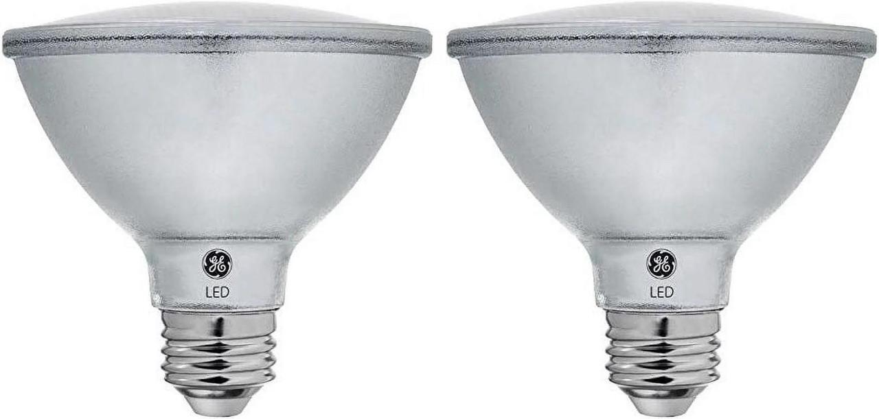 Alt view image 2 of 4 - (2 bulbs) GE classic LED PAR30 Shortneck, 75 W Equivalent, Dimmable Warm White Par30 Shortneck, 11 watt, 850 lumen LED Light Bulb Indoor Spot Light