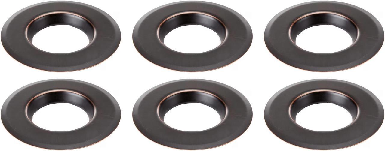 Main image of (case of 6) GE 47831 changeable Trim Ring, Bronze Recessed Light Trim for 5 or 6 inch recessed downlight trim, bronze, compatible with 4 inch and 6 inch GE LED recessed downlights