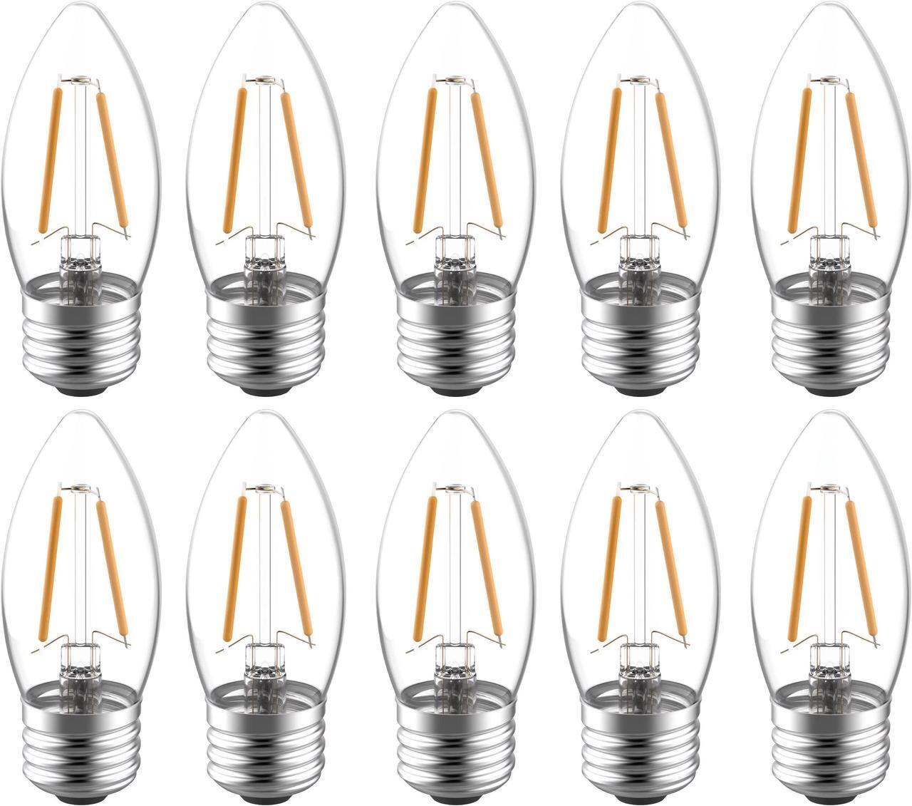Alt view image 2 of 3 - (10 bulbs) GE Reveal LED Decorative Light Bulb, 60 watt equivalent, 500 lumen, 5 watt, reveal HD light, most beautiful, dimmable, medium base LED chandelier Light Bulb