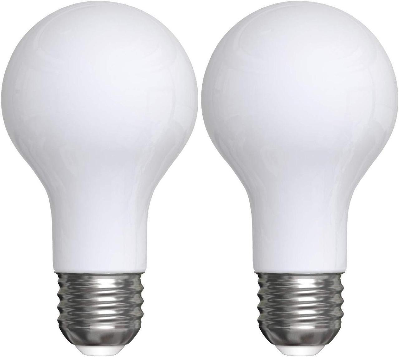 Alt view image 2 of 10 - GE LED Classic Daylight A21 Light Bulb 10 W 2/Pack 31181