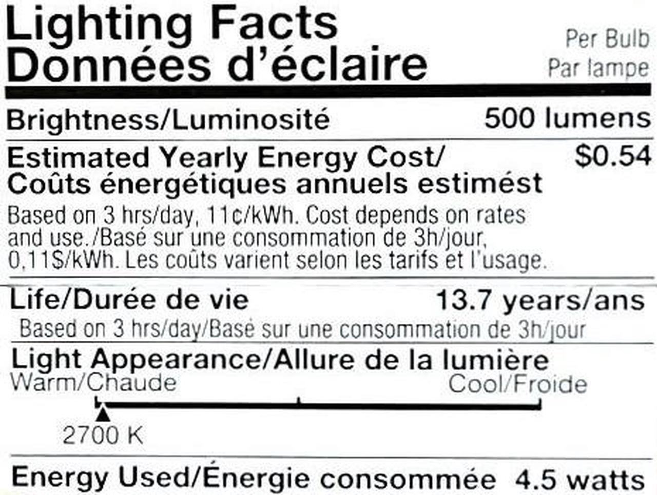 Alt view image 5 of 5 - (6 bulbs) Sylvania 40472 LED Frosted Glass Globe, 60 watt equivalent, G25 Medium Base, 500 Lumen LED Light Bulb, Made in the USA
