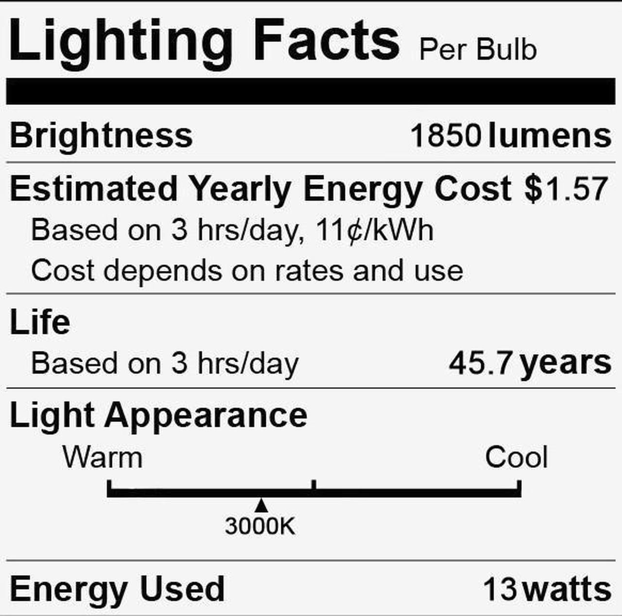 Alt view image 4 of 4 - (case of 25) GE LED Tube 93138405 Type A and B upgrade for 48 inch fluorescent T8, Type A and Type B Dual-Mode Glass 13 watt, 1850 lumens, 3000K Color Temp, LED Tube