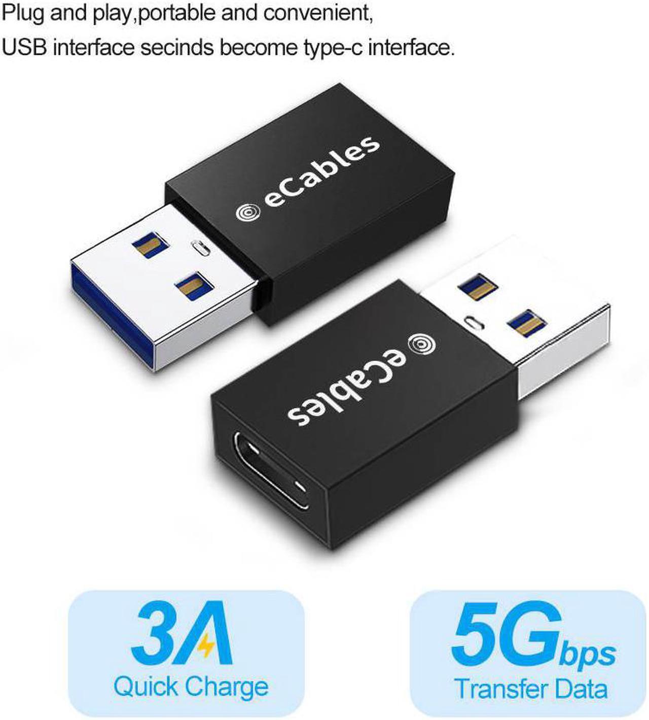 Main image of eCables USB-C Female to USB-A Male Adapter
