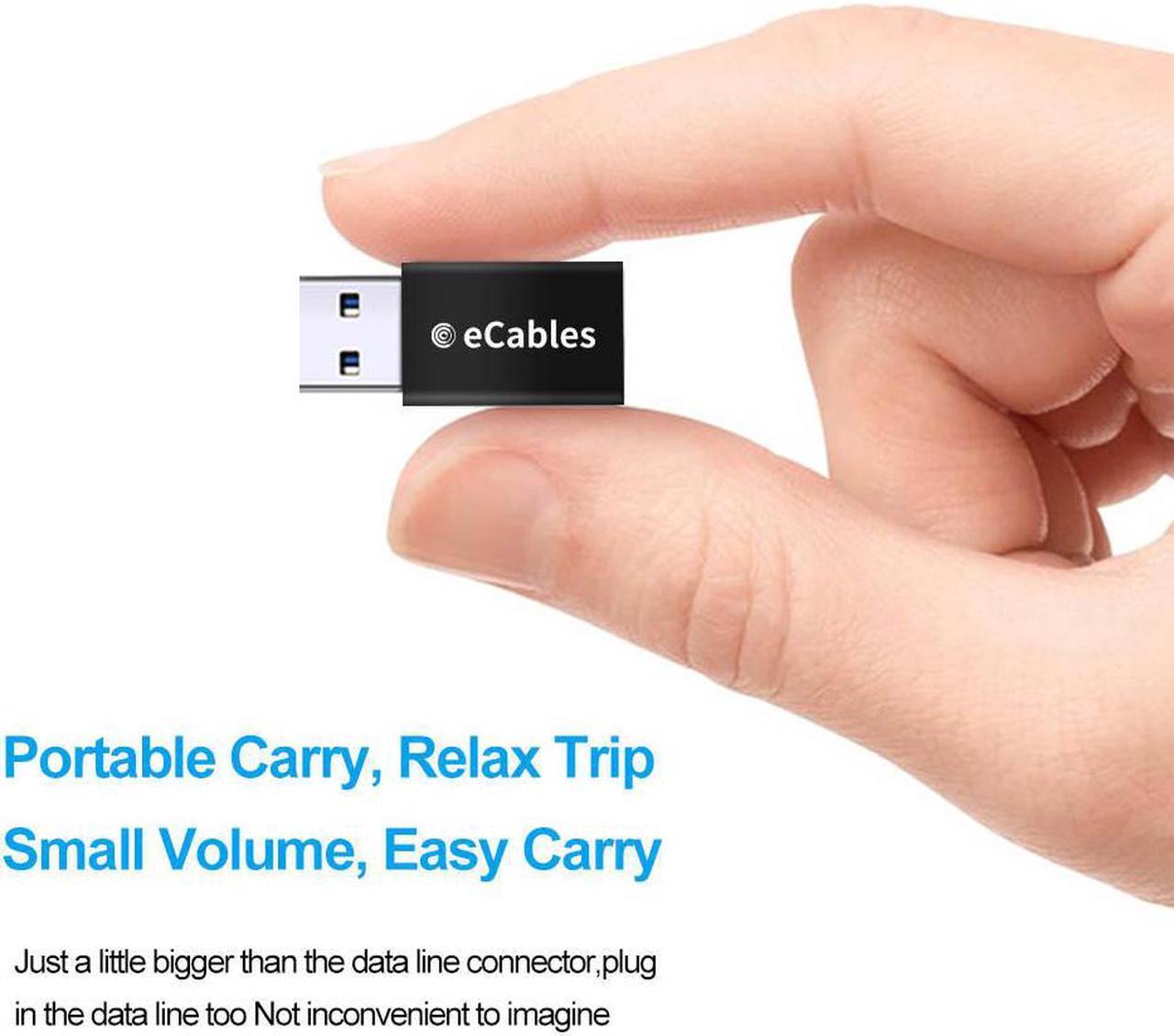 Alt view image 3 of 7 - eCables USB-C Female to USB-A Male Adapter