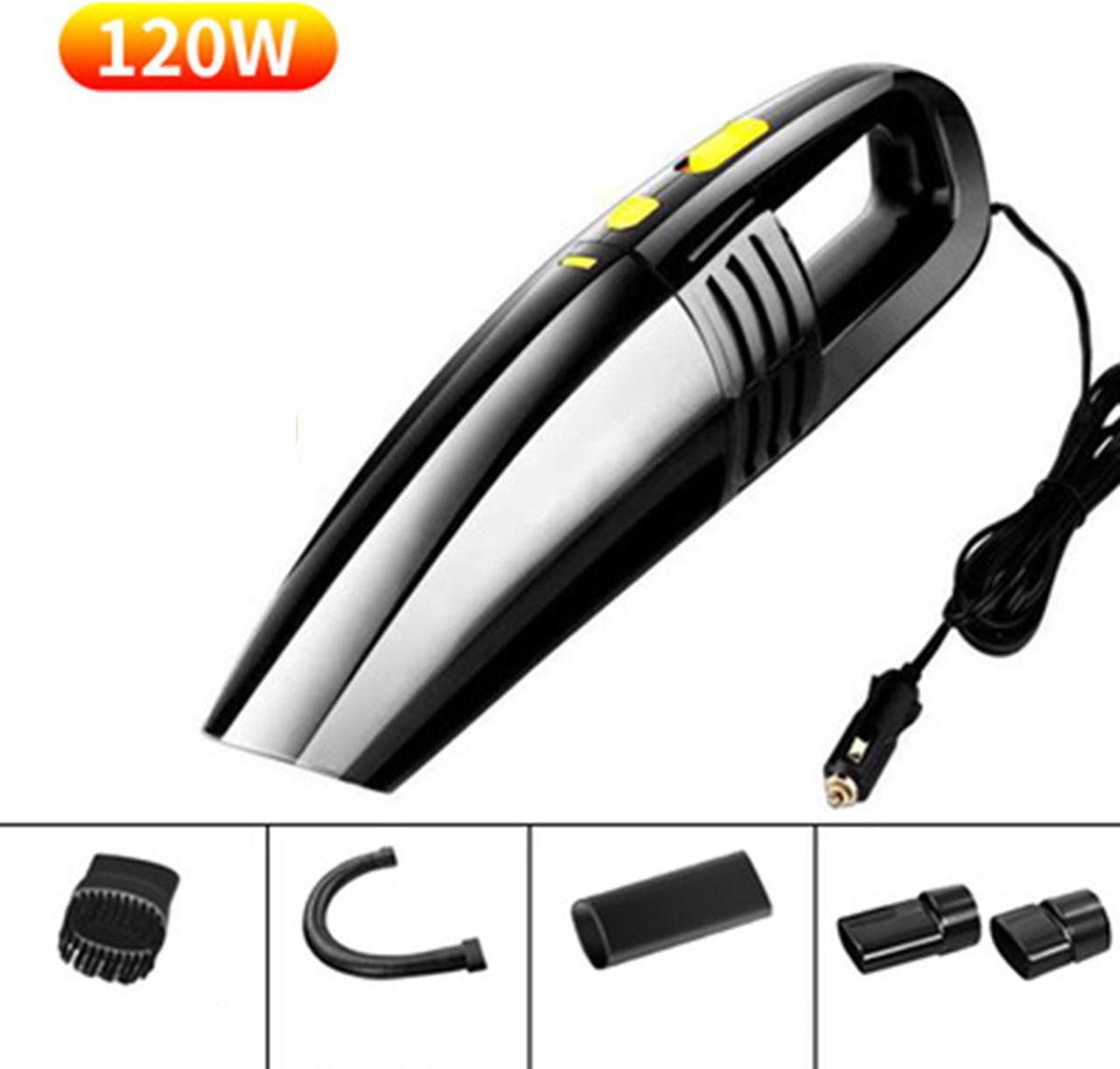 Handheld Vacuums 10000PA Strong Suction 120W High Power Wet & Dry Use Portable Vacuum Cleaner for House Office Car