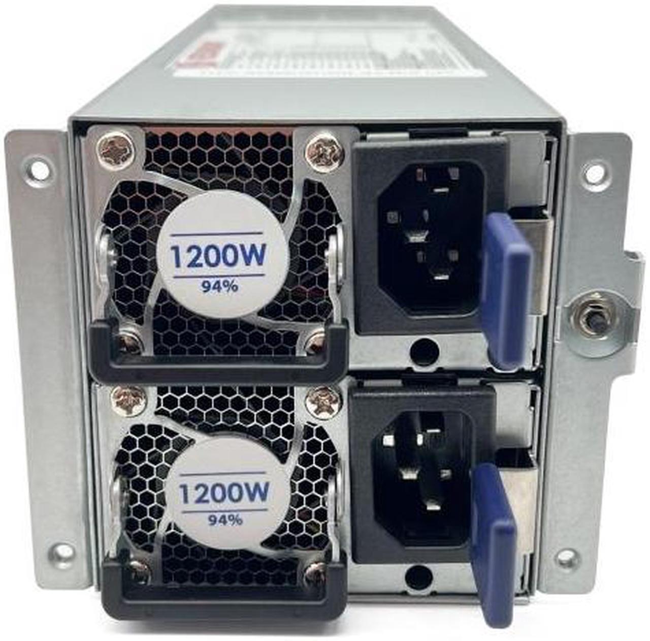 Alt view image 2 of 5 - Athena Power AP-RRU2MK1262 62368 Safety & 80 PLUS Certified  2 x 1200W 2U CRPS Modular Redundant Server Power Supply OEM/ODM OK. W/12V-2X6 Cable for ATX3.1 and support PCIe 5.0