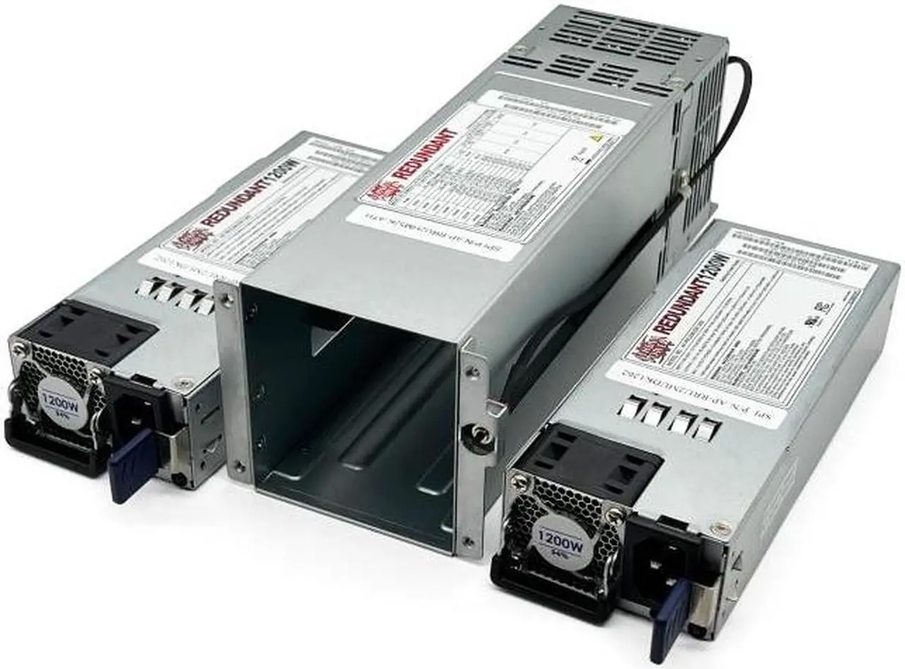 Alt view image 5 of 5 - Athena Power AP-RRU2MK1262 62368 Safety & 80 PLUS Certified  2 x 1200W 2U CRPS Modular Redundant Server Power Supply OEM/ODM OK. W/12V-2X6 Cable for ATX3.1 and support PCIe 5.0