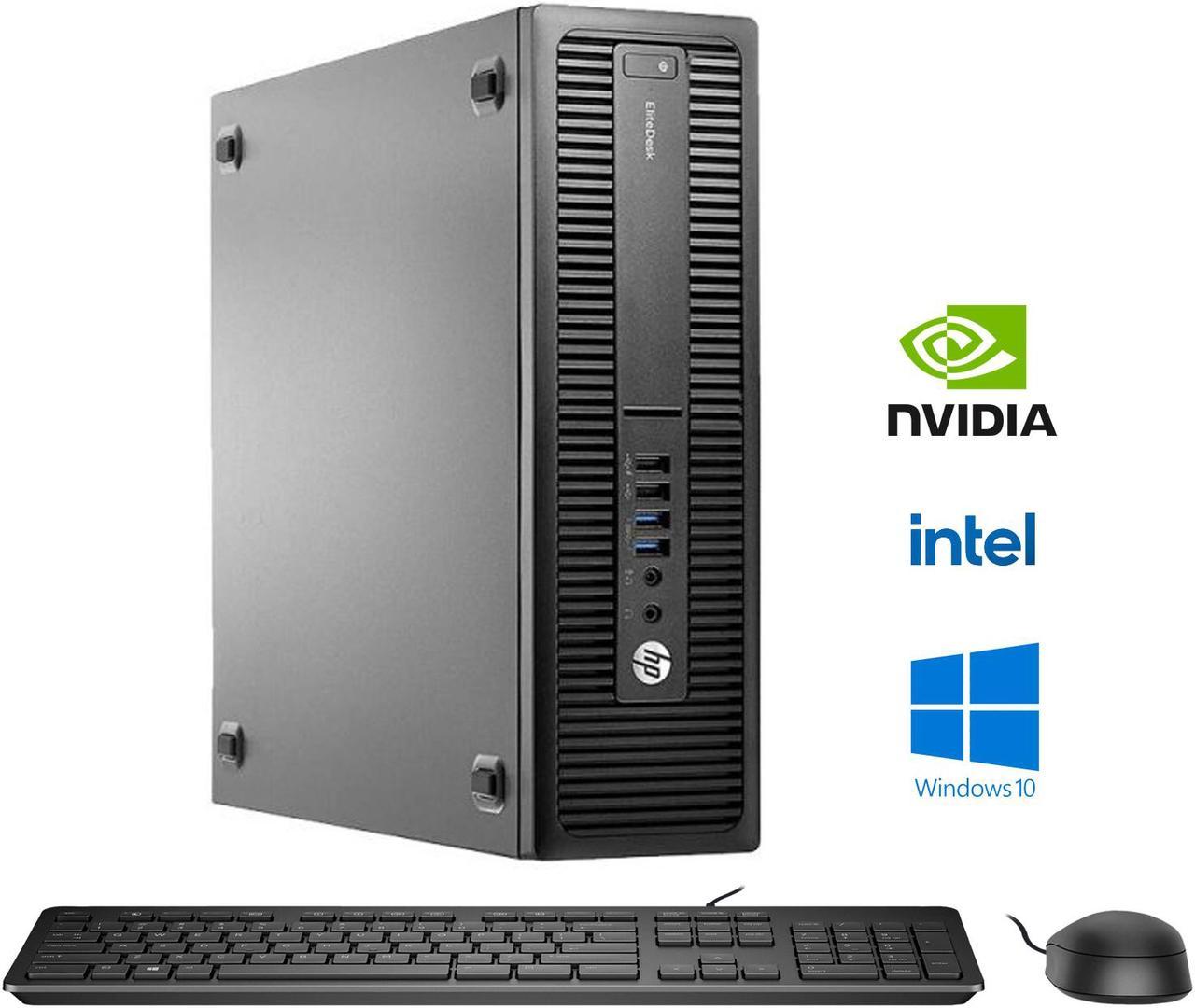 HP ProDesk 600 G1 SFF Computer PC i7 4770 3.4Ghz 16GB DDR3 RAM 1TB SSD NVIDIA GeForce GT 1030 2GB Win 10 Pro WIFI with Desktop PC Keyboard & Mouse HAJAAN HC120 HDMI