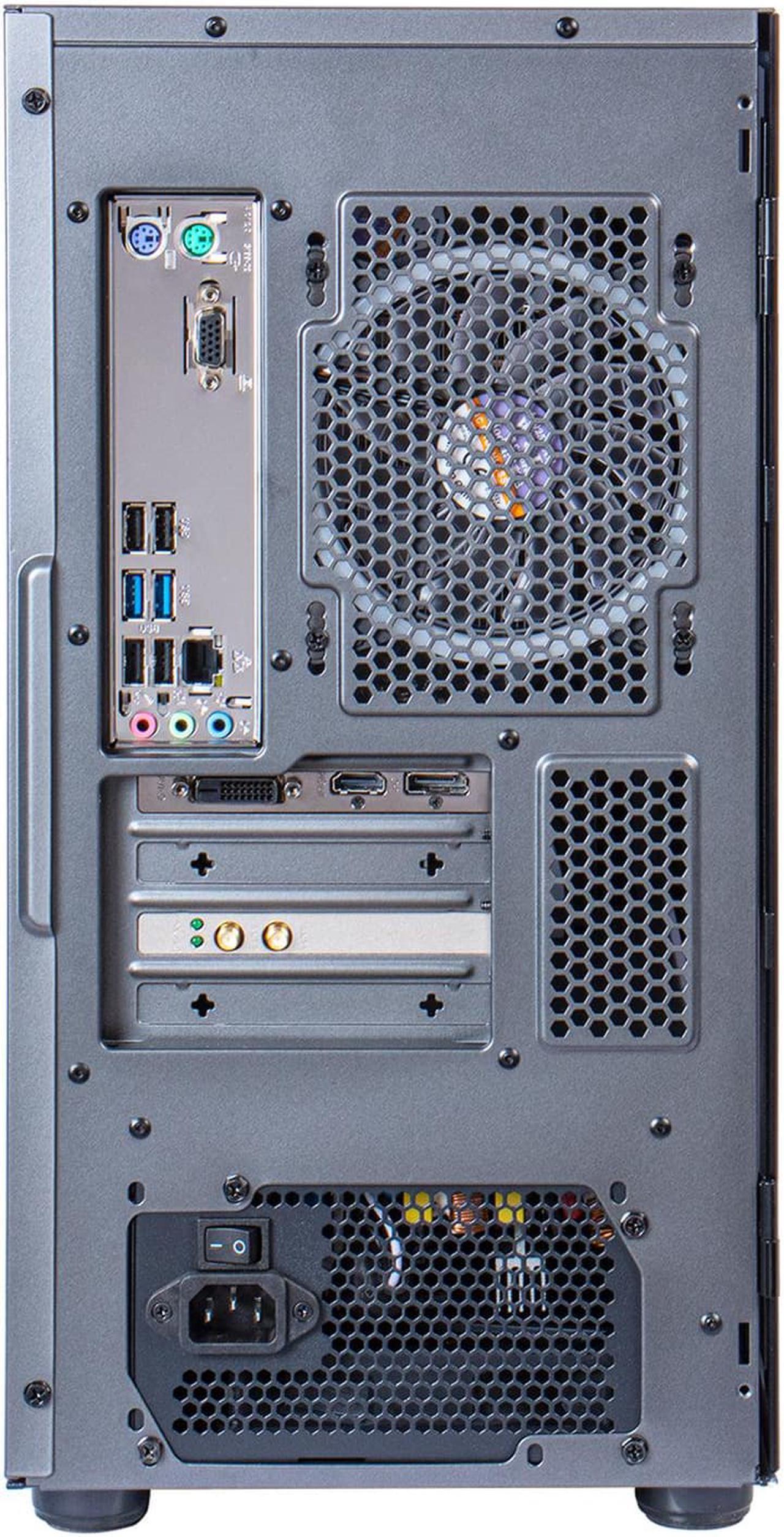 Alt view image 8 of 7 - MXZ Gaming PC Desktop Computer, AMD Ryzen 5 5600 3.7GHz, GeForce RTX 4060 , 16GB DDR4, NVME 1T SSD, 6RGB Fans, Win 11 Pro Ready, Gamer Desktop Computer(R5 5600| RTX 4060)