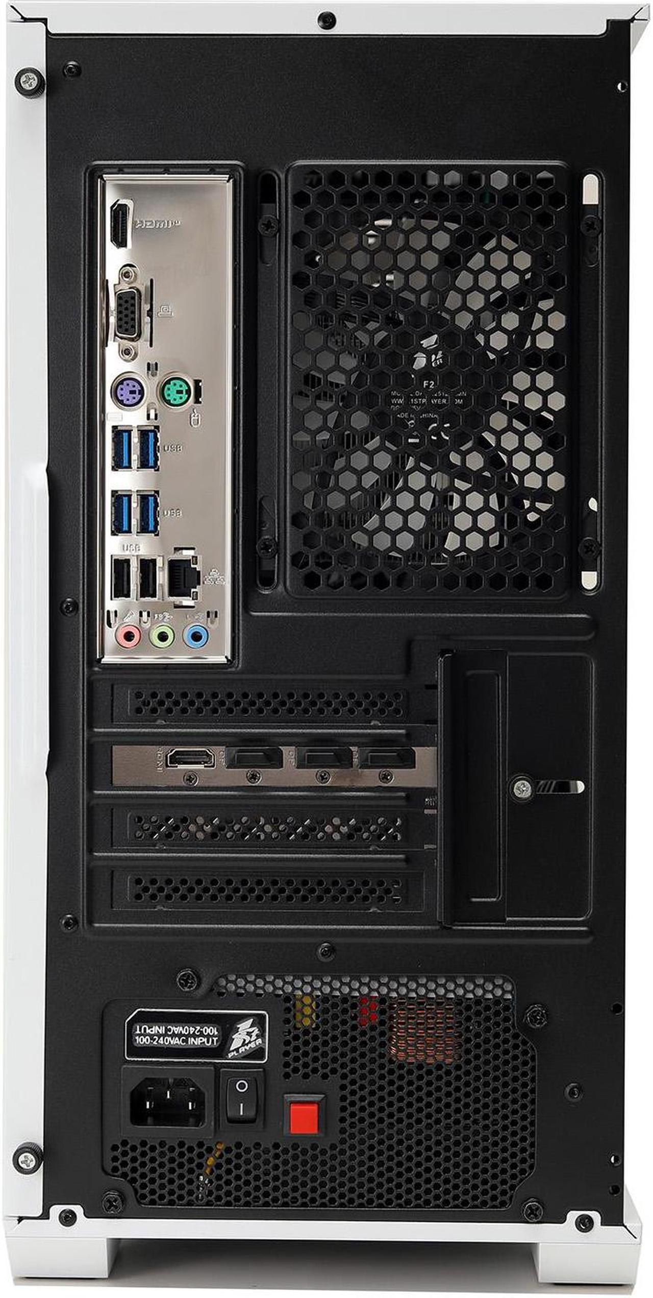 Alt view image 6 of 7 - MXZ High Performance Gaming PC, AMD Ryzen 5 7500F,GeForce RTX 4060, B650,16GB DDR5,1TB NVME, 5 RGB Fans, Windows 11 Pro Ready to use (R5 7500F| RTX 4060)