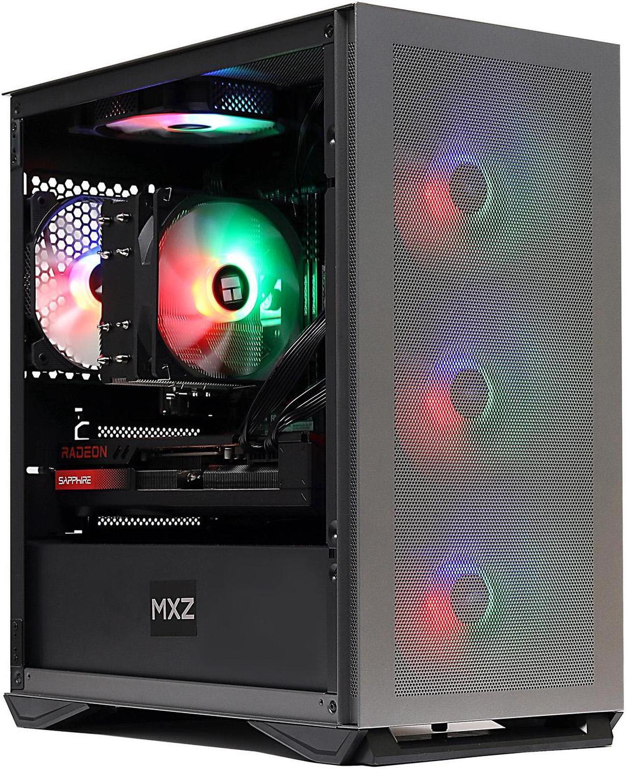 Main image of MXZ Gaming PC AMD Ryzen 5 5600X ,  RX 7700 XT,16GB DDR4,  KC3000 M.2 SSD 1T, B450, 6RGB Fans,Windows 11 Pro , Gamer Desktop Computer(R5 5600X| RX 7700 XT)