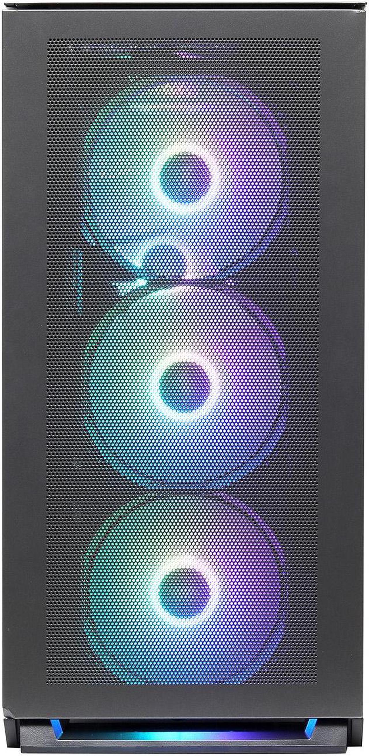 Alt view image 4 of 7 - MXZ Gaming PC AMD Ryzen 5 5600X ,  RX 7700 XT,16GB DDR4,  KC3000 M.2 SSD 1T, B450, 6RGB Fans,Windows 11 Pro , Gamer Desktop Computer(R5 5600X| RX 7700 XT)