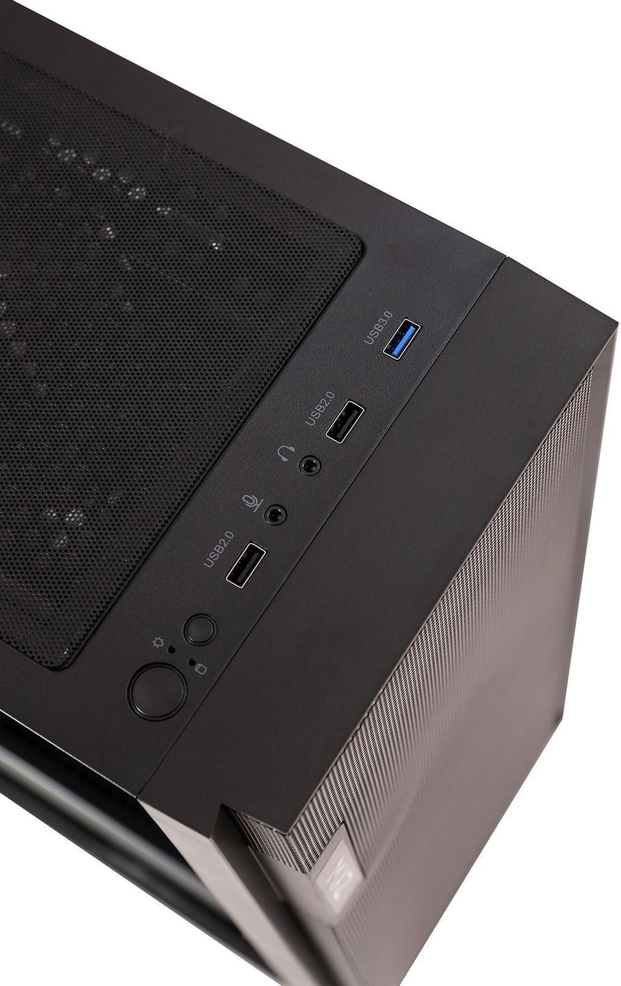 Alt view image 3 of 7 - MXZ Gaming PC Computer Intel Core i5 14400F 3.6GHz, GeForce RTX 4060 16GB DDR4, NVME 500GB, 5 RGB Fans, Windows 11 Pro Ready to use, Gamer Desktop Computer (I5 14400F| RTX 4060)