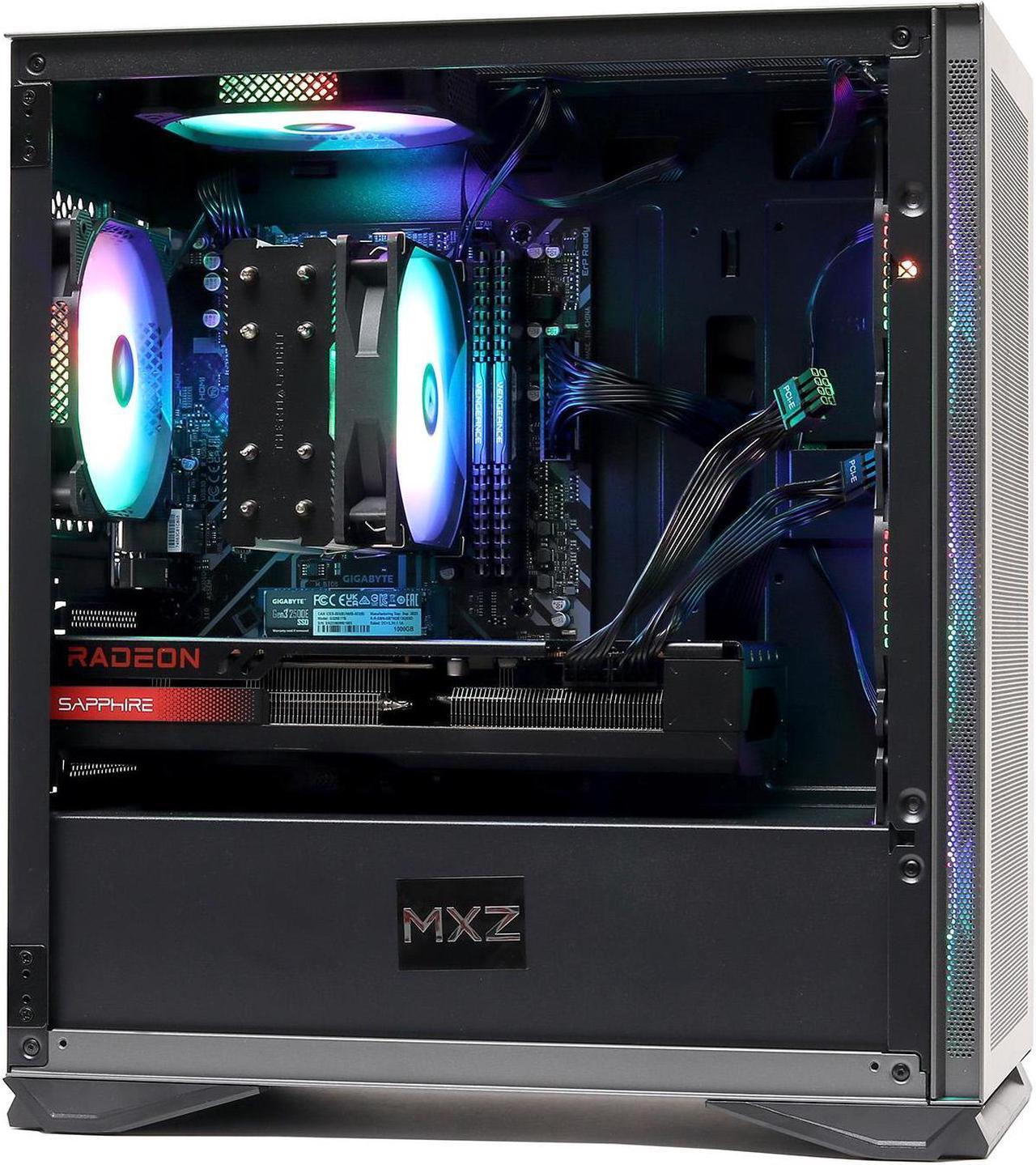 Alt view image 7 of 7 - MXZ Gaming PC AMD Ryzen 5 5600X ,  RX 7700 XT,16GB DDR4,  KC3000 M.2 SSD 1T, B450, 6RGB Fans,Windows 11 Pro , Gamer Desktop Computer(R5 5600X| RX 7700 XT)