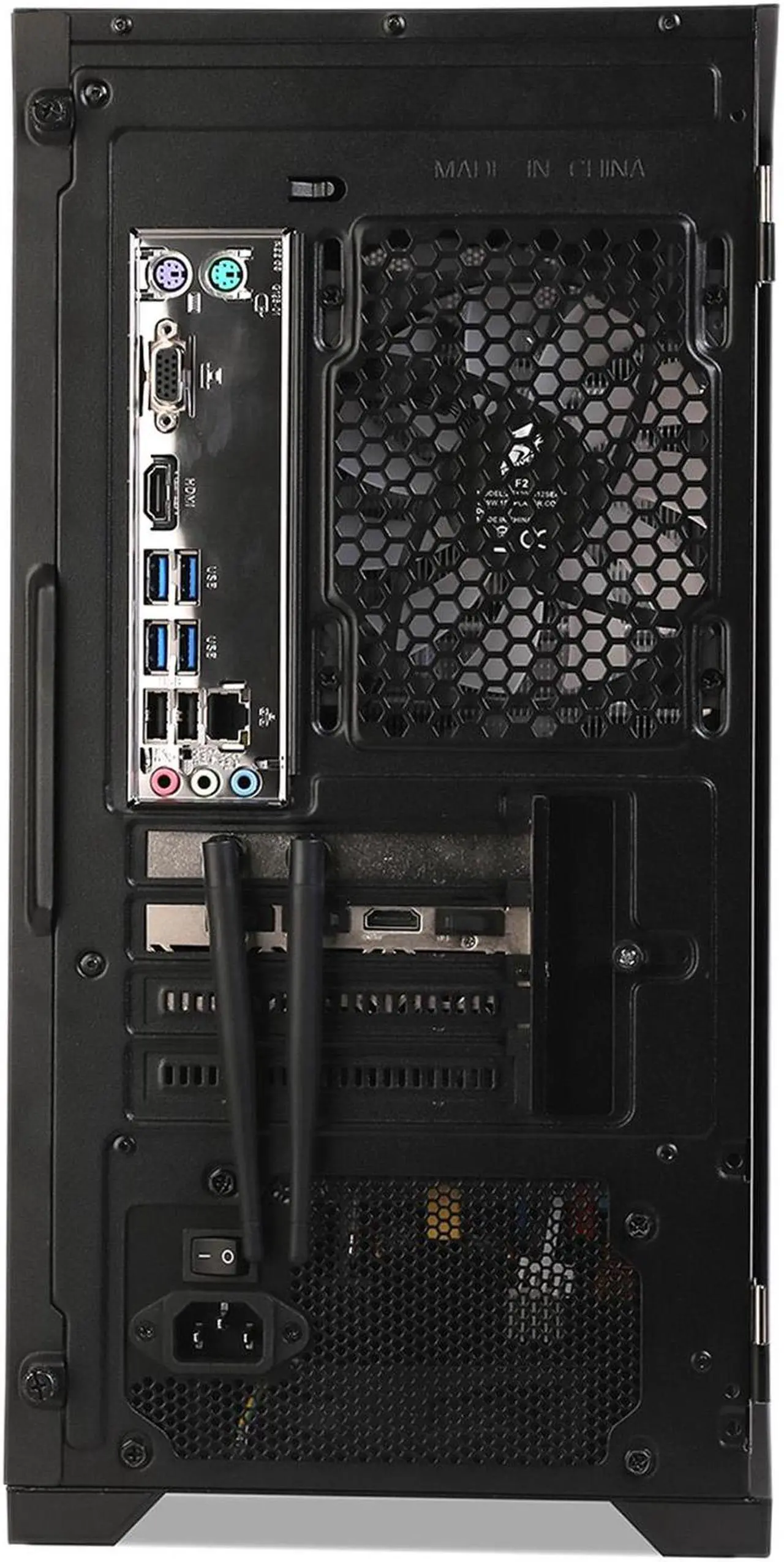 Alt view image 6 of 7 - MXZ Gaming PC Computer AMD Ryzen 7 5700X3D, GeForce RTX 4060 TI,16GB(8G*2) DDR4 3200,NVME 1 T SSD, 6RGB Fans, WIFI & Win 11 Pro Ready, Gamer Desktop Computer (R7 5700X3D| RTX 4060 Ti)