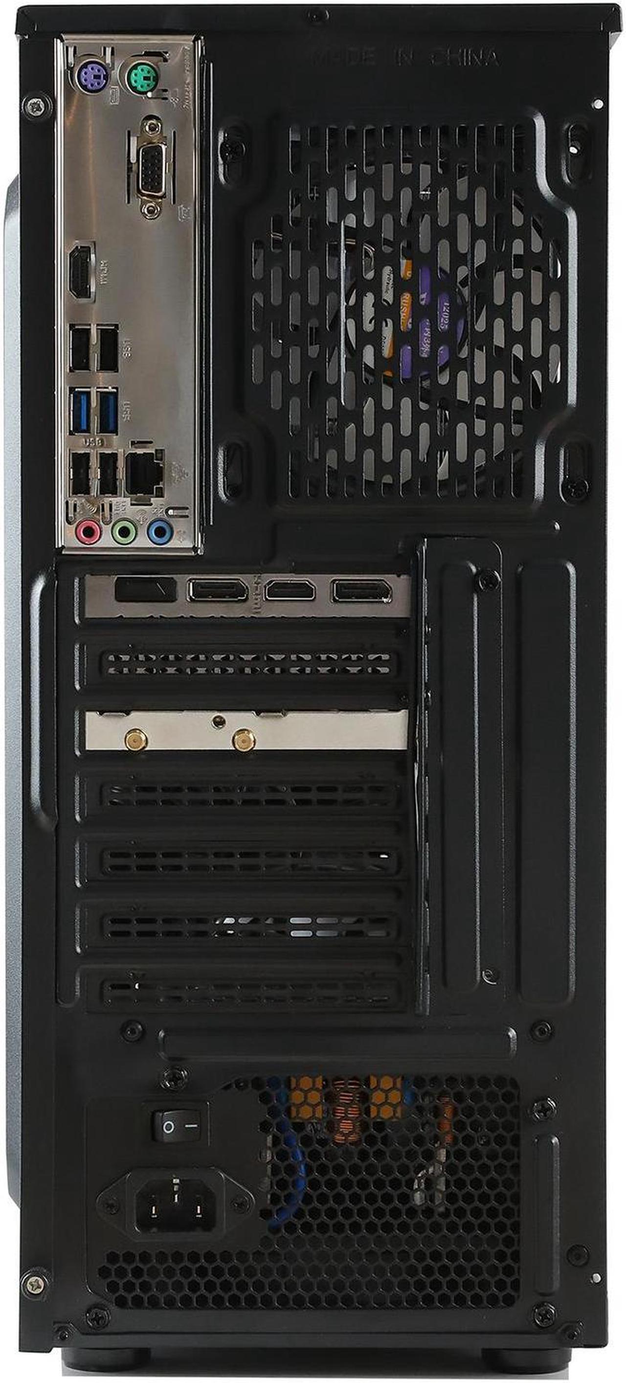 Alt view image 5 of 7 - MXZ Gaming PC Computer Intel Core i5 9400F, RX 5600XT, 8GB DDR4, NVME M2 500GB, 5 RGB Fans, Windows 11 Pro Ready to Use, Gamer Desktop Computer (I5 9400F| RX 5600XT)