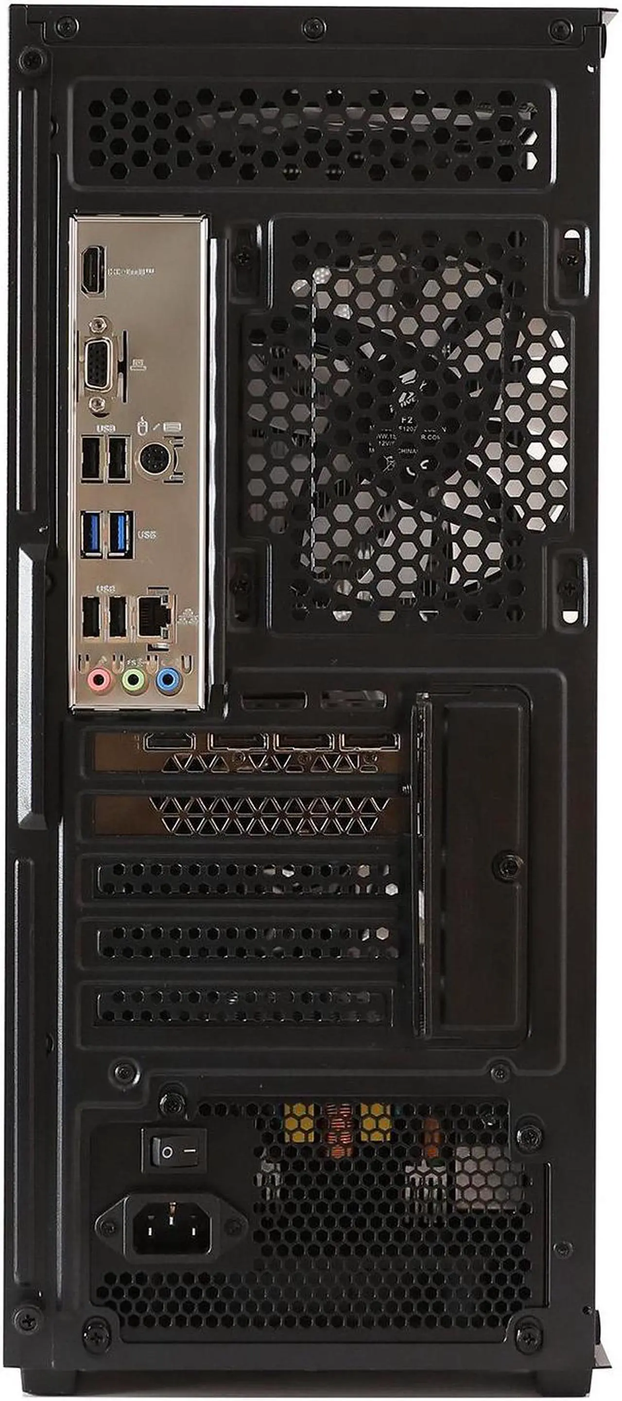 Alt view image 6 of 7 - MXZ Gaming PC Computer Intel Core i5 12400F , GeForce RTX 4060, 8GB*2(16GB) DDR4, NVME M2 500G, 5RGB Fans,Windows 11 Pro Ready to use, Gamer Desktop Computer(I5 12400F| RTX4060)