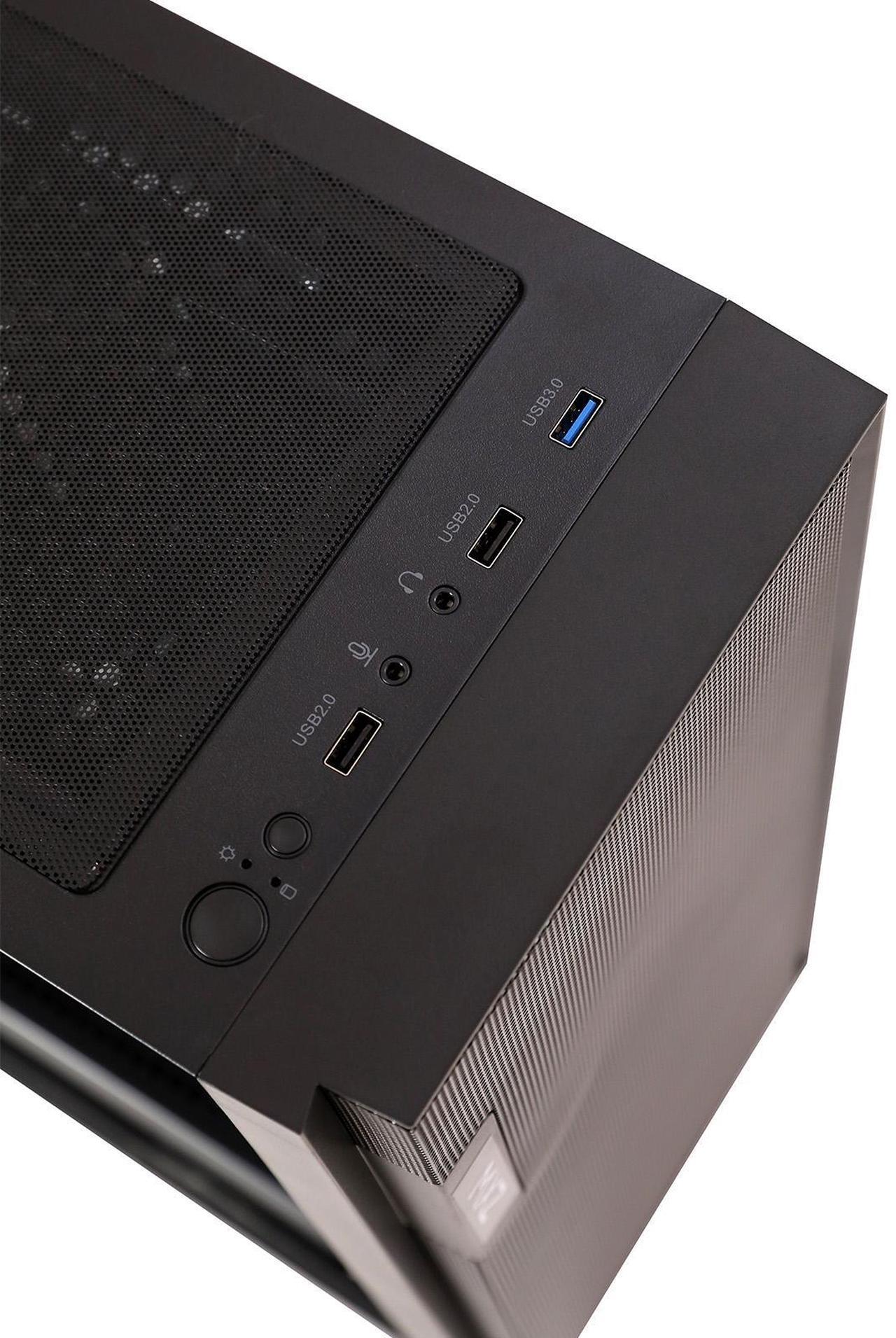 Alt view image 6 of 7 - MXZ Gaming PC Computer 10th Gen I5 10400F 4.4GHz, GTX1660S 6GB, H510, 8GB DDR4, NVME M2 500G, 6RGB Fans,Windows 10 Pro Ready to use, Gamer Desktop Computer(I5 10400F/GTX 1660S)