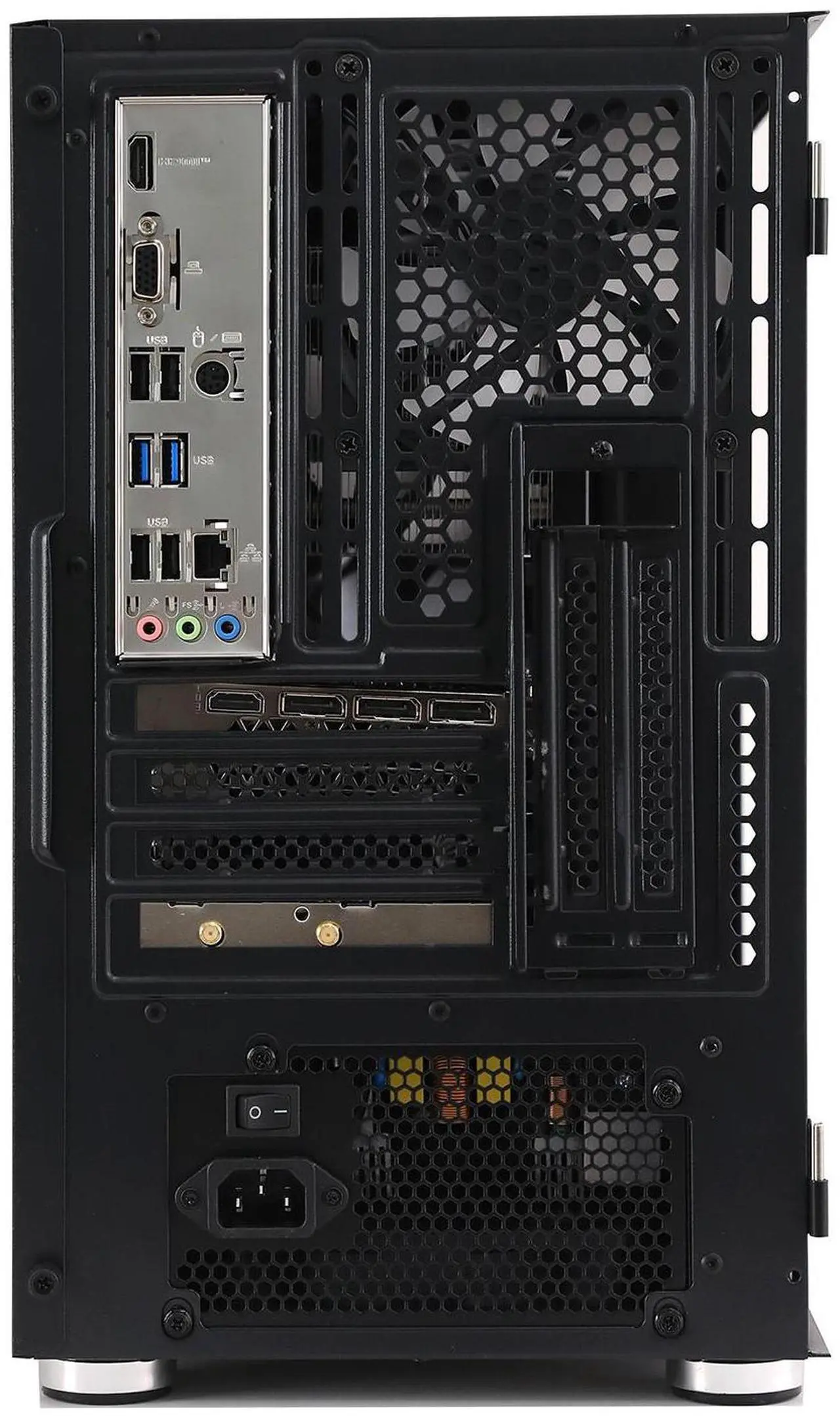 Alt view image 6 of 7 - MXZ Gaming PC Computer Intel Core i5 13400F 3.6GHz, GeForce RTX 4070  8GB*2(16GB) DDR4, NVME 1 TB, 5 RGB Fans, Windows 11 Pro Ready to use, Gamer Desktop Computer (I5 13400F| RTX4070))
