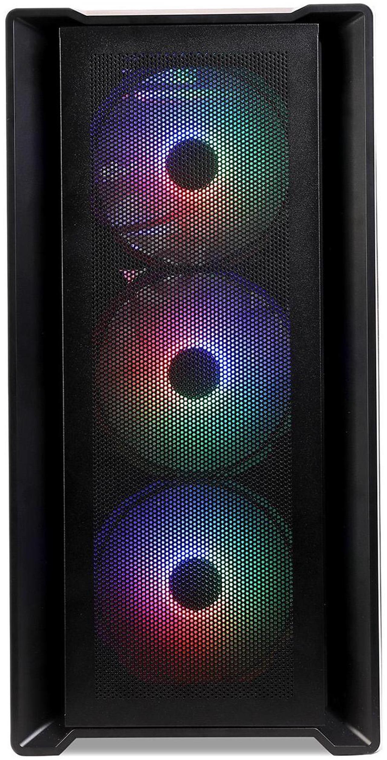Alt view image 4 of 7 - MXZ Gaming PC ,AMD Ryzen 7 9700X , GeForce RTX 4070 ,16GB DDR5 6000MHz, NVME M2 1 T, 6RGB Fans,Windows 11 Pro Ready to use, Gamer Desktop Computer(R7 9700X| RTX 4070)