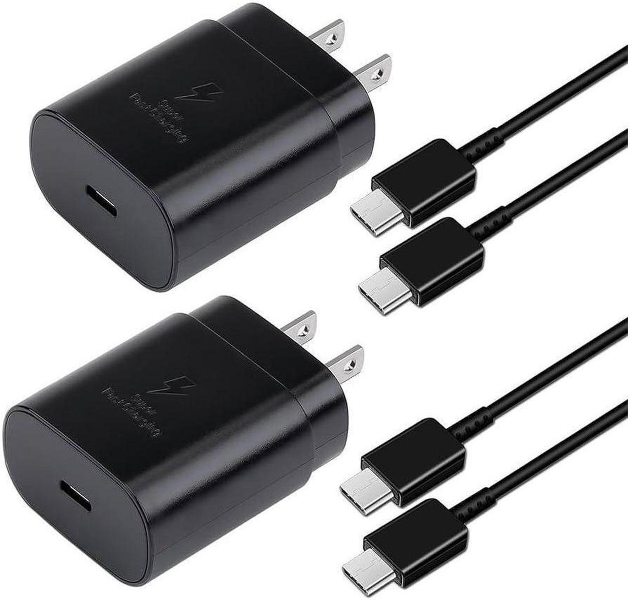 Samsung Galaxy Super fast USB-C Adapter with Type-C charging cable - 2 pack