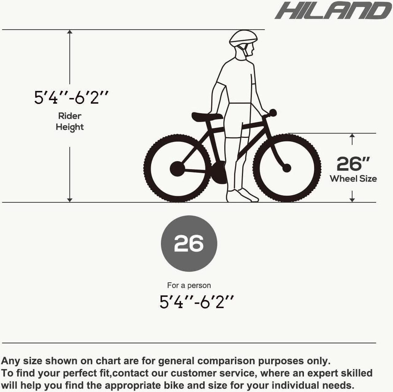 Alt view image 7 of 7 - HILAND 26 Inch Womens Beach Cruiser Bike, Single Speed Commuter Bicycle with Rear Coaster Brake, Low Step-Through Frame, Comfortable Seat with Dual Springs, City Hybrid Bike for Women Men Adult, Blue