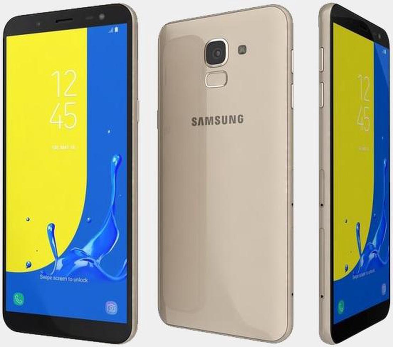 Alt view image 8 of 9 - Samsung Galaxy J6 (2018) J600G 32GB Unlocked GSM Dual-SIM Phone w/ 13MP Camera - Gold (International Version)
