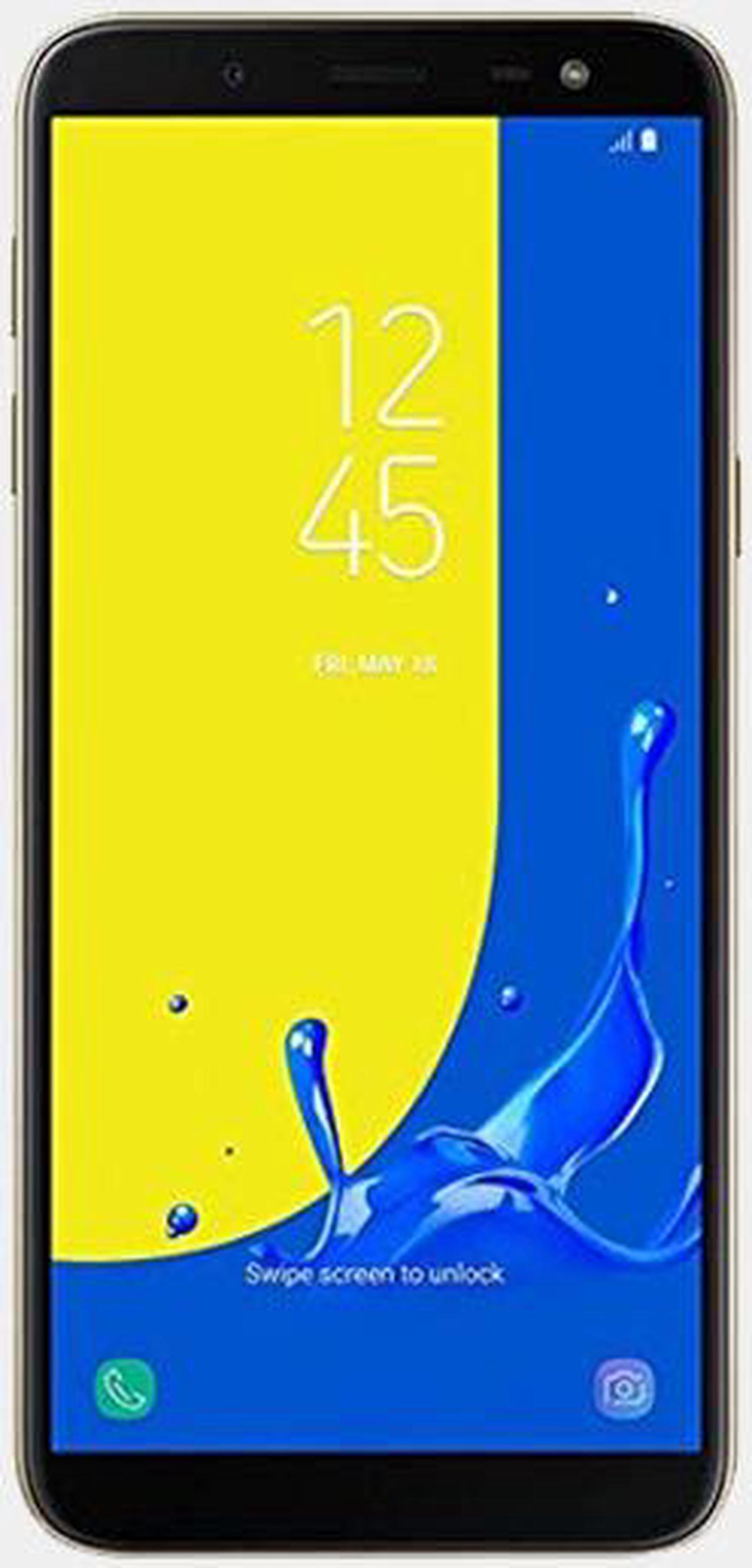 Alt view image 5 of 9 - Samsung Galaxy J6 (2018) J600G 32GB Unlocked GSM Dual-SIM Phone w/ 13MP Camera - Gold (International Version)