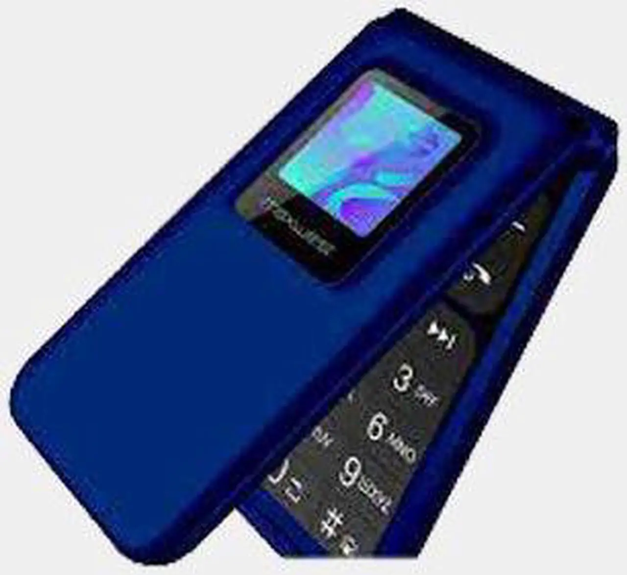 Alt view image 5 of 7 - Maxwest Neo Flip Phone 4G LTE Volte 4G Dual Nano Sim GSM Unlocked Blue