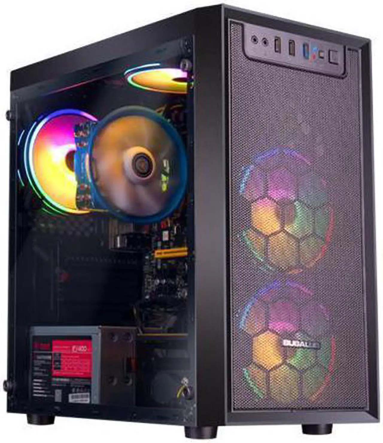 Alt view image 4 of 5 - IPASON - Gaming Desktop - AMD A10 (4 Core up to 3.6GHz) - Radeon R7 - 240GB SSD - 16GB(8*2) 1600MHz Memory - Windows 10 home - Office Computer - Gaming PC
