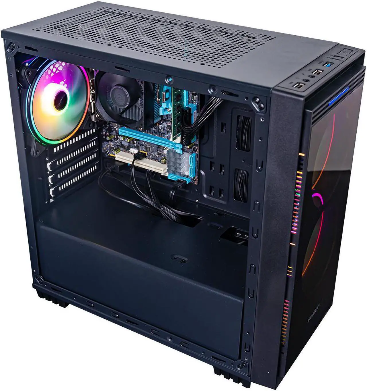 Alt view image 2 of 5 - IPASON - Gaming Desktop - AMD Ryzen 3 3250U 2.6GHz up to 3.5GHz - 512GB SSD - 8GB 2400MHz - Windows 10
